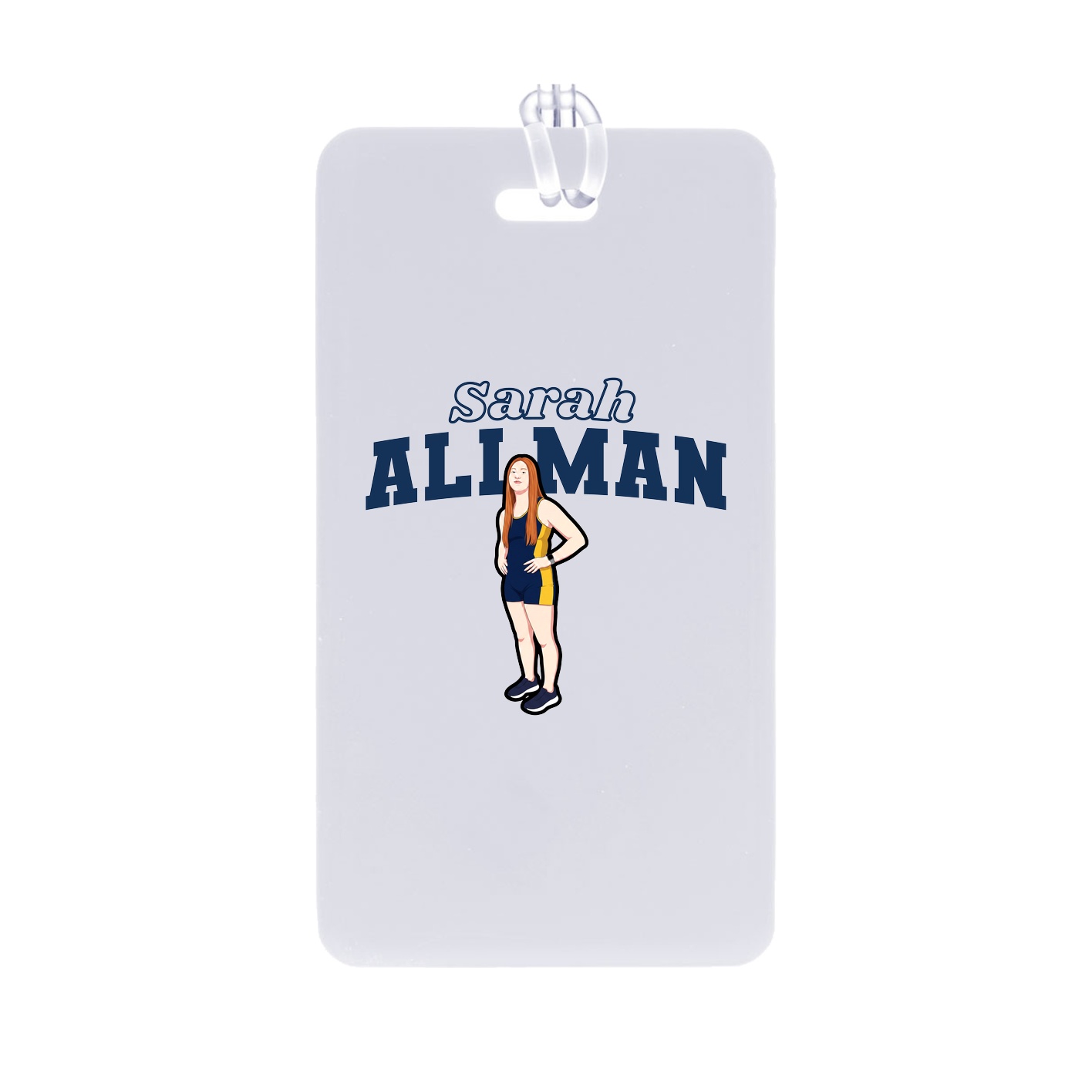 Bag Tag — Name Arch in Classic