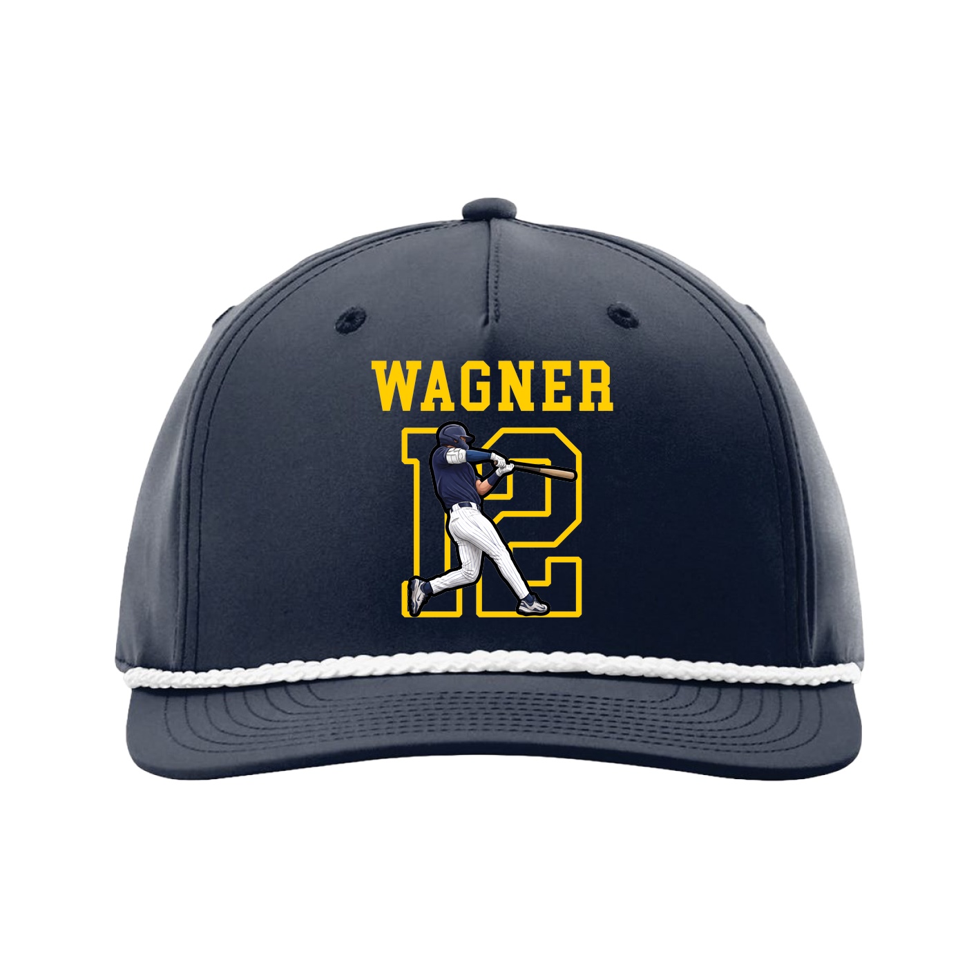 Five-Panel Classic Rope Cap — Shirsey in Navy