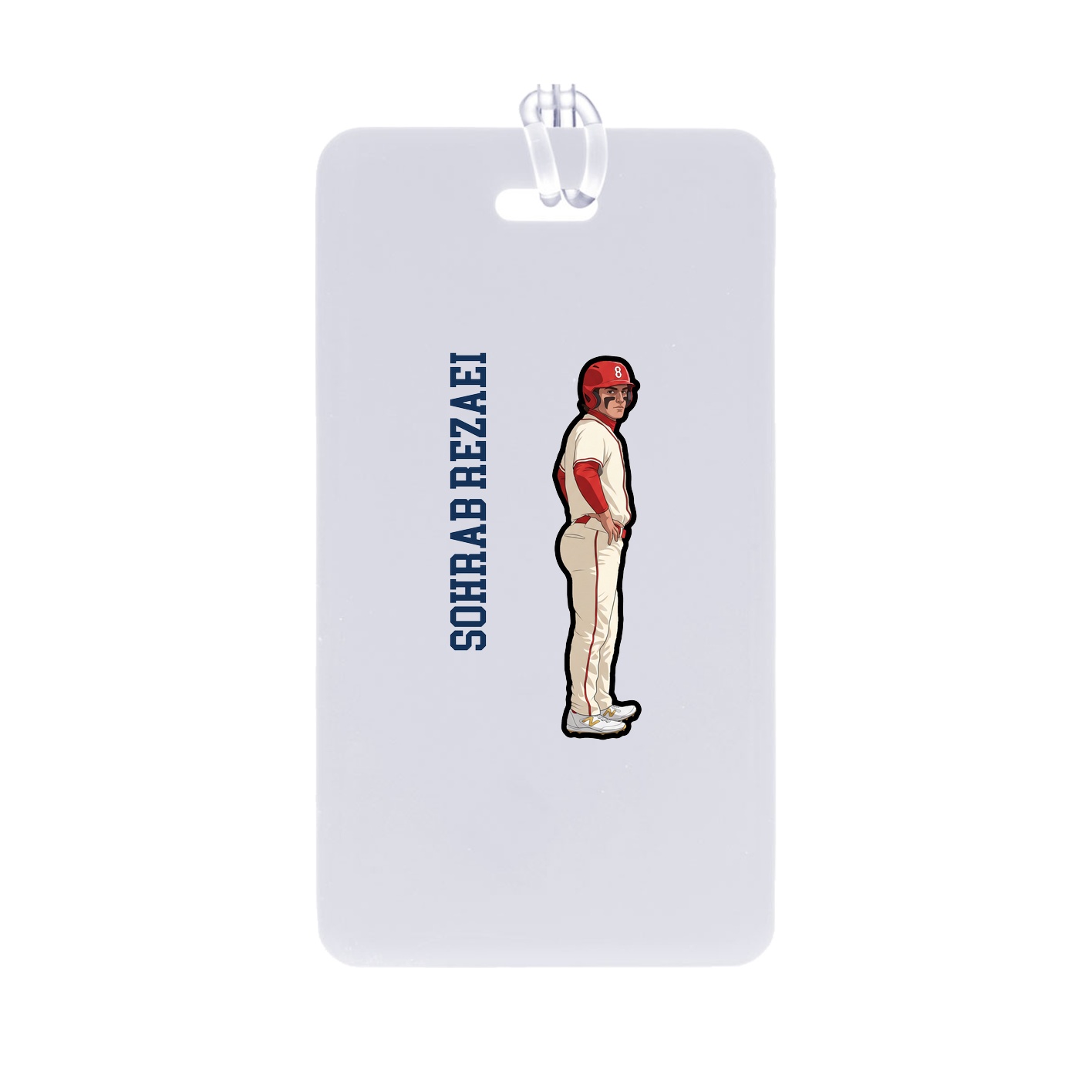 Bag Tag — Name Vertical in Classic