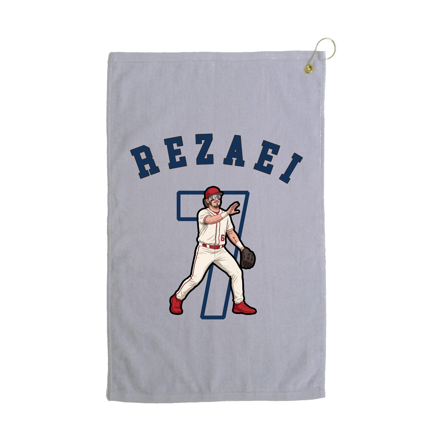 Golf Towel — Shirsey Arch in Grey