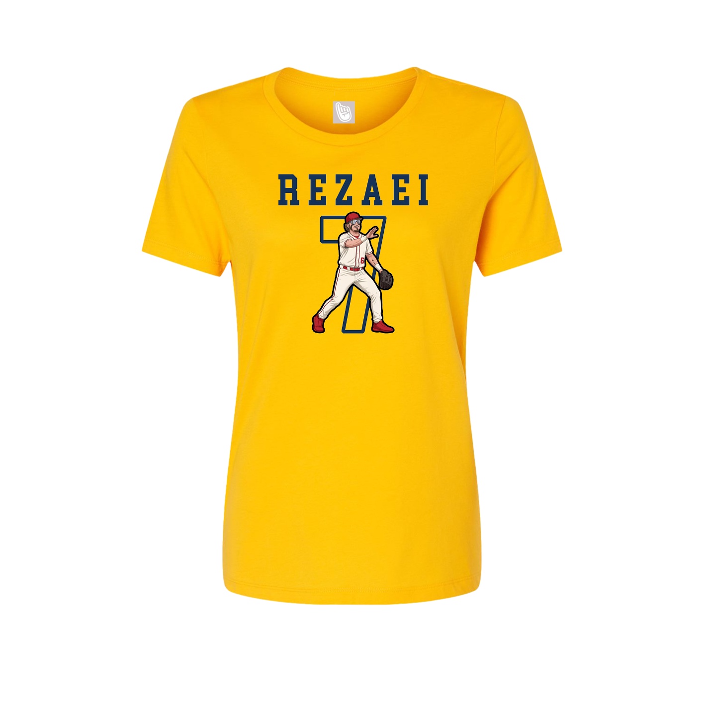Fitted Women's Tee — Shirsey in Gold