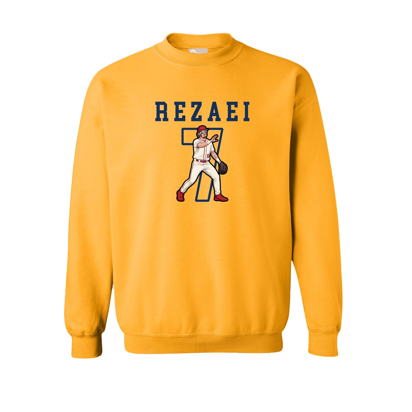 Fleece Crew — Shirsey in Gold