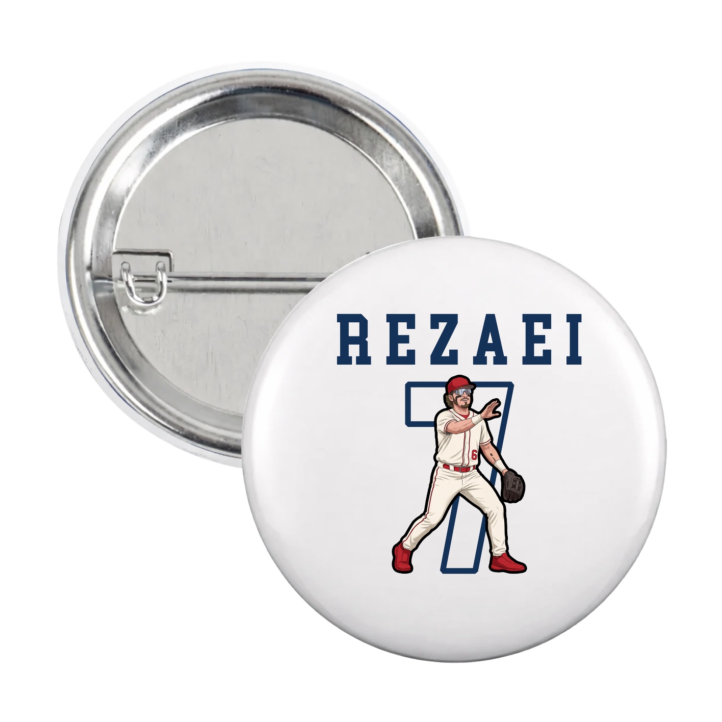Game Day Button — Shirsey in White