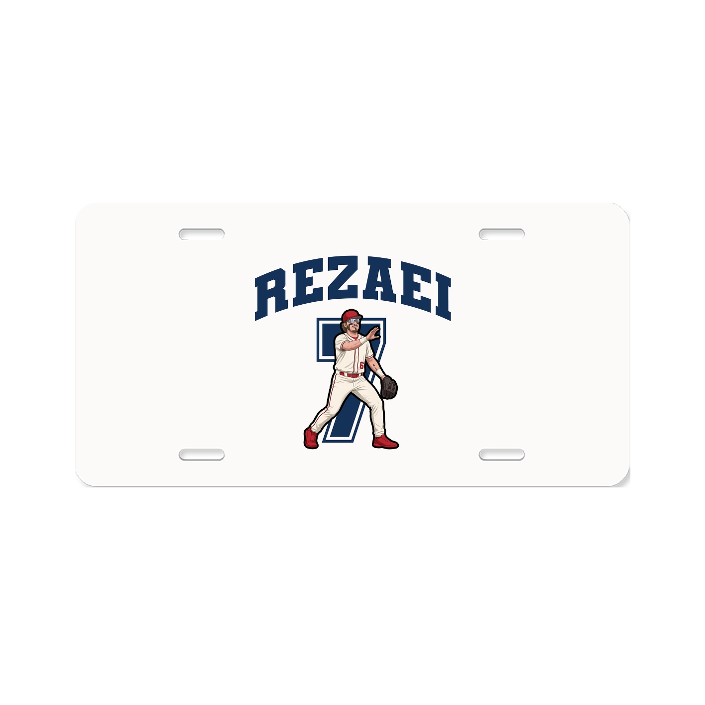 License Plate — Number in Classic