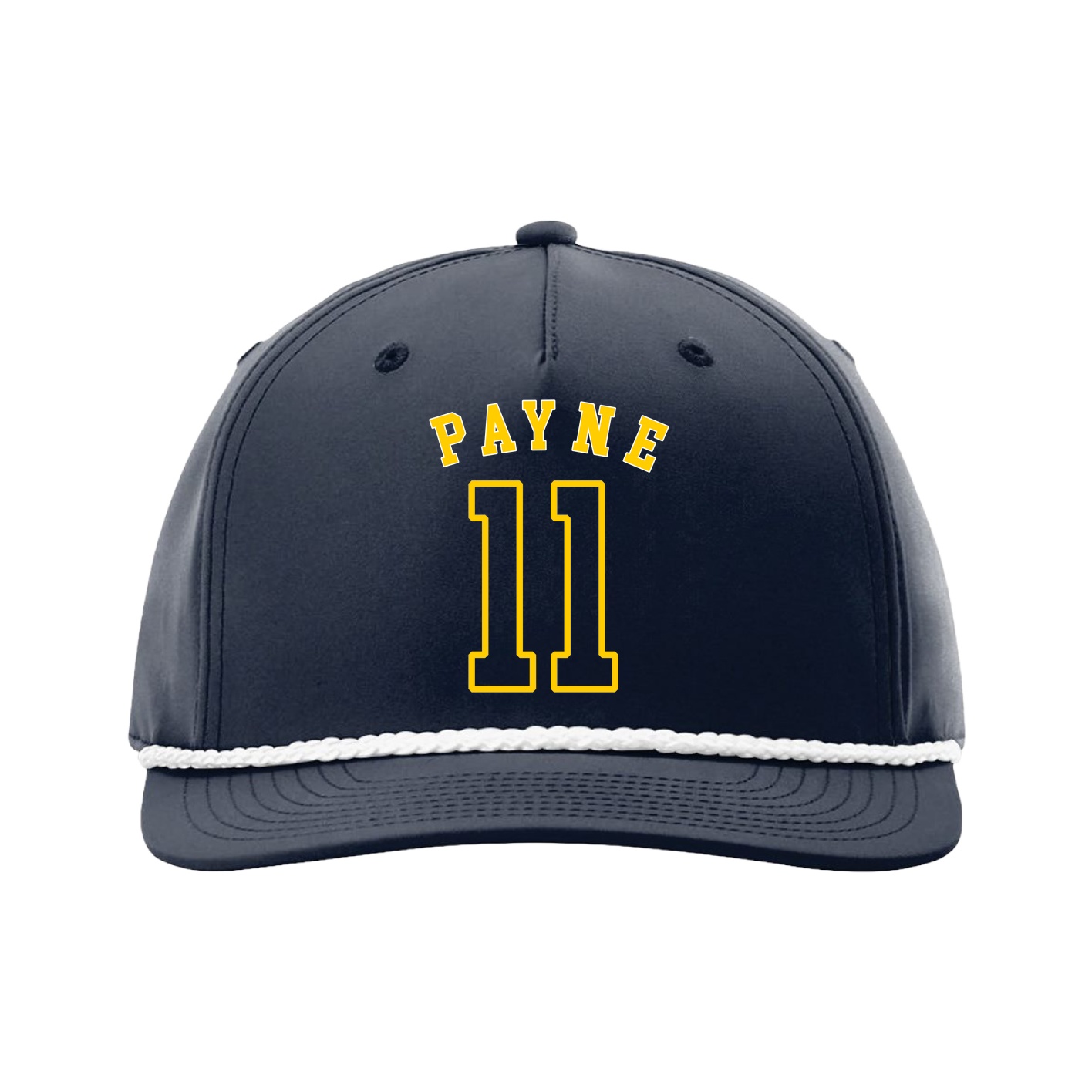 Five-Panel Classic Rope Cap — Shirsey Arch in Navy