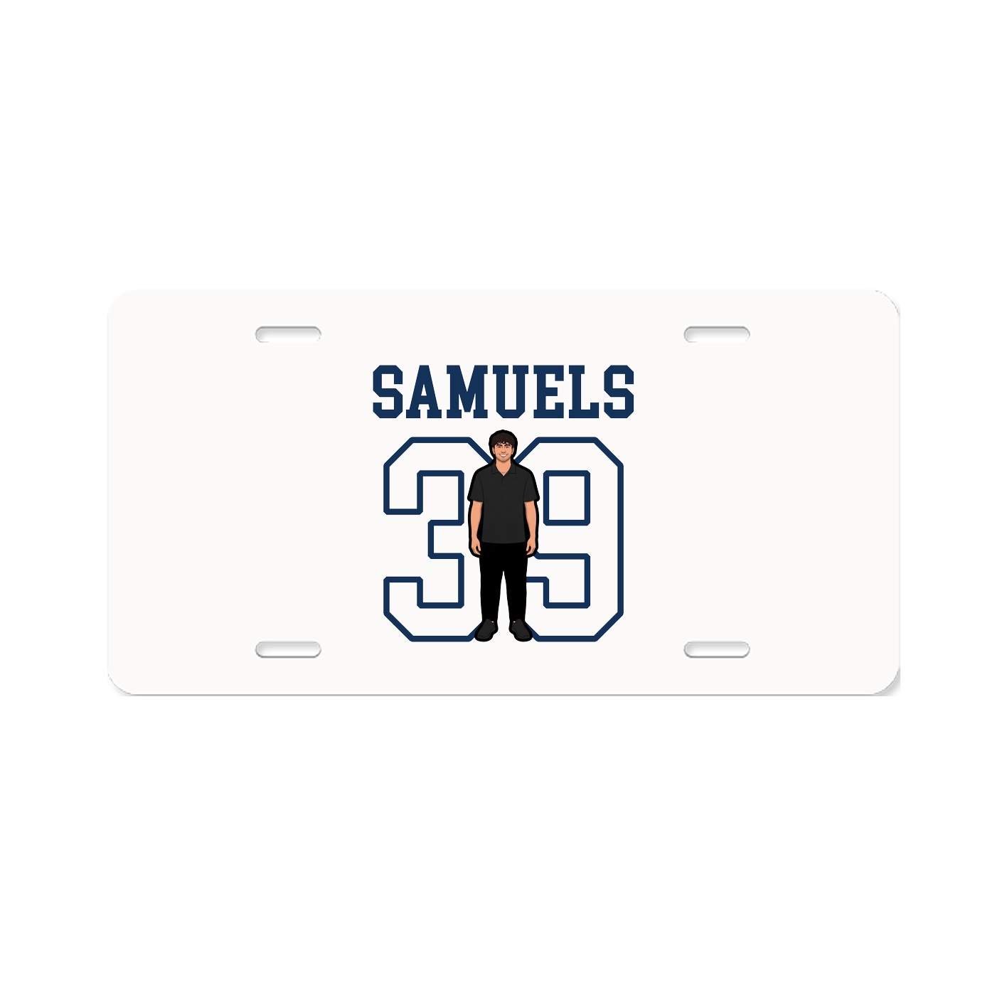License Plate — Shirsey in Classic