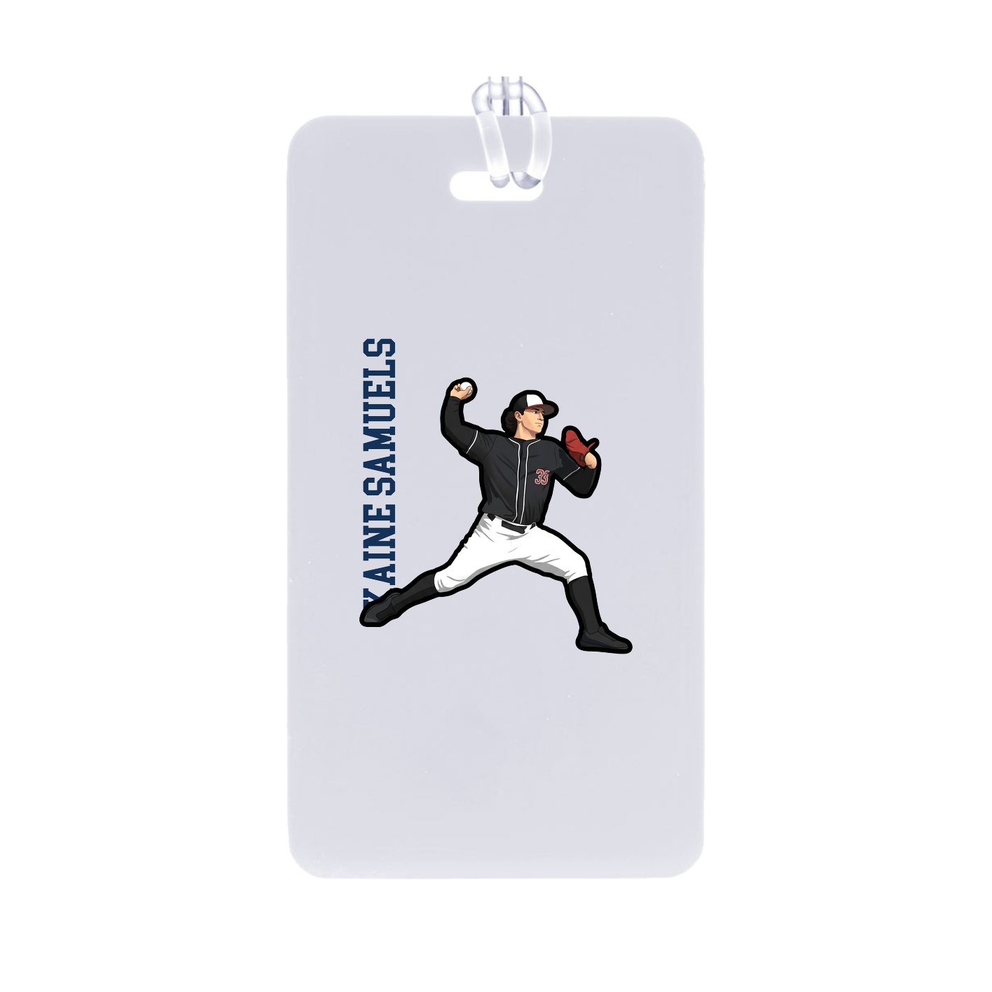 Bag Tag — Name Vertical in Classic