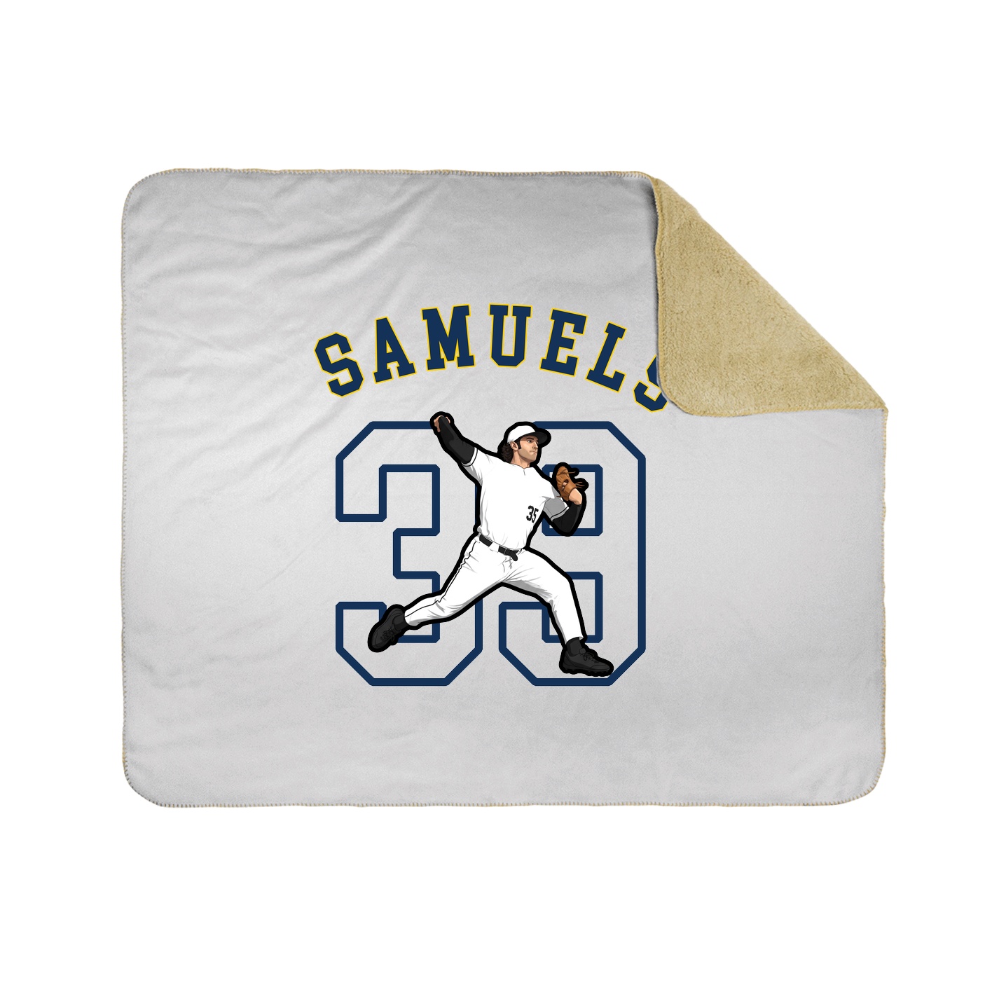 Throw Blanket — Shirsey Arch in White