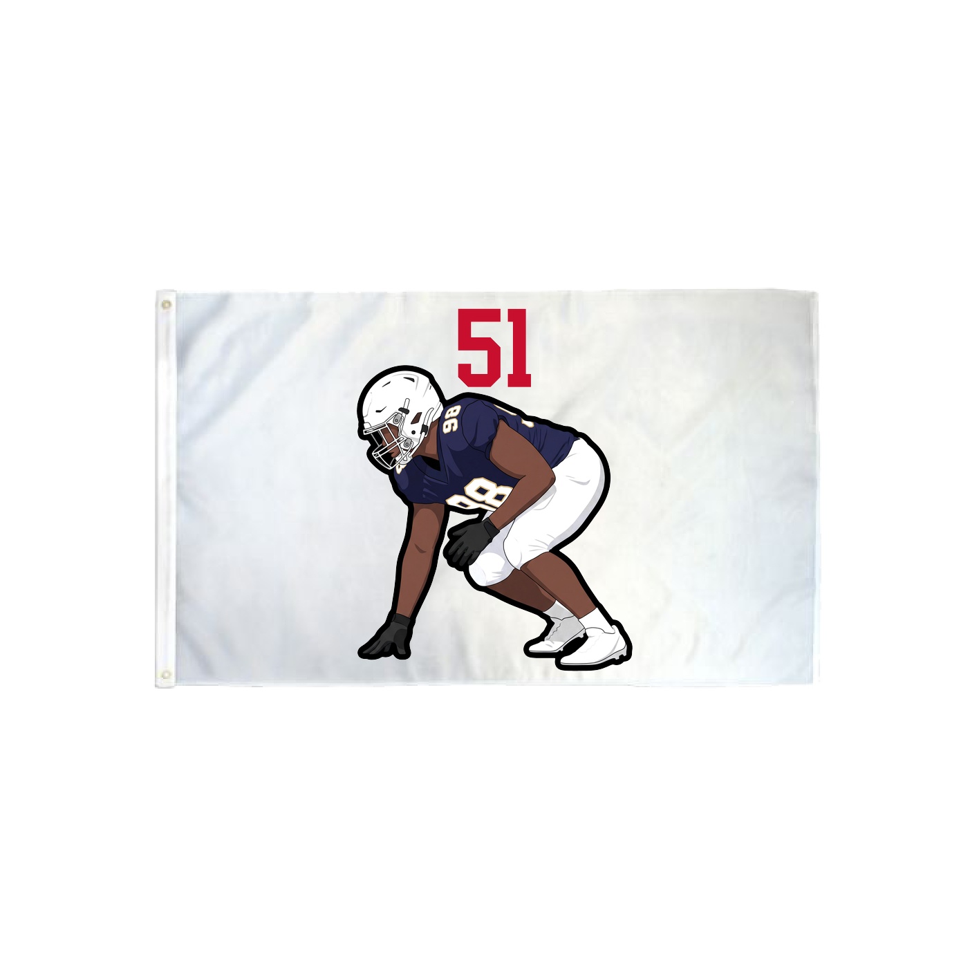 3x5 Flag — Number Top in Classic