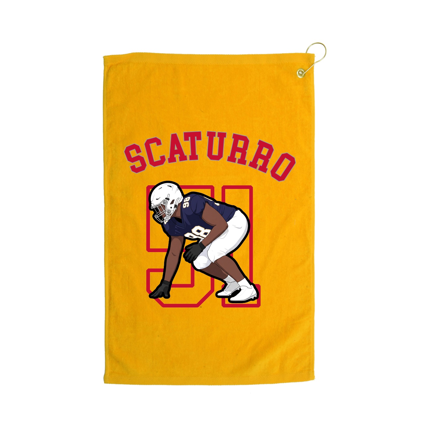 Golf Towel — Shirsey Arch in Gold