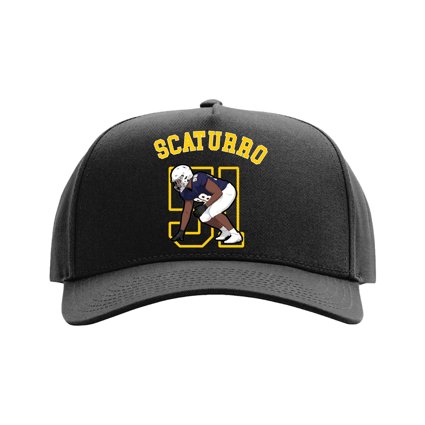 Full Fabric Five-Panel Champ Cap