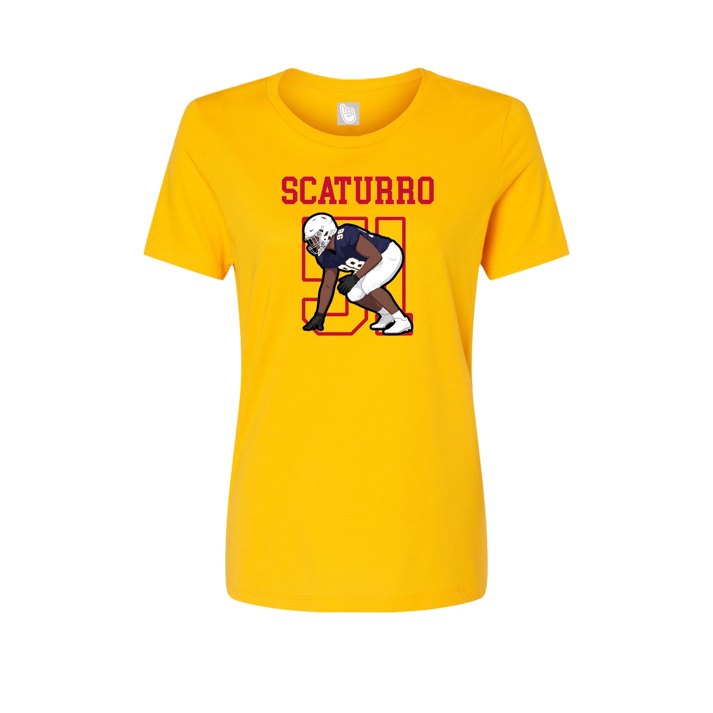 Fitted Women's Tee — Shirsey in Gold