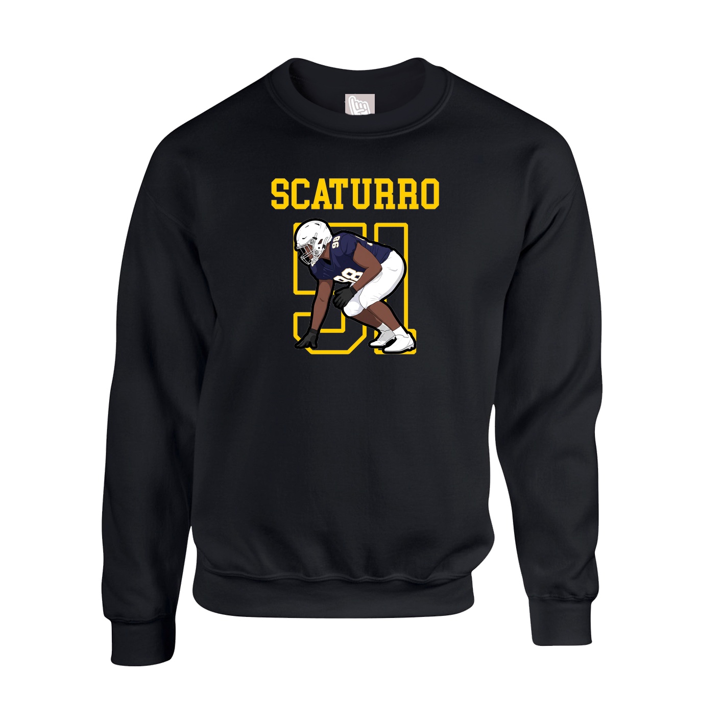 Fleece Crew — Shirsey in Black