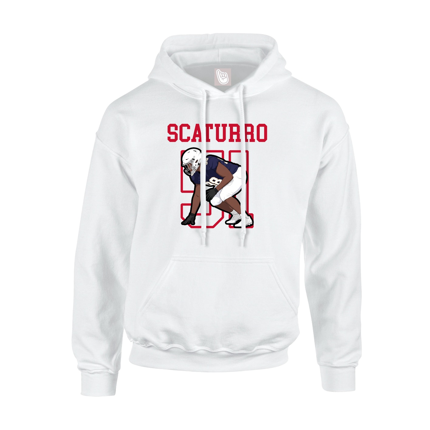 Youth Hoodie — Shirsey in White