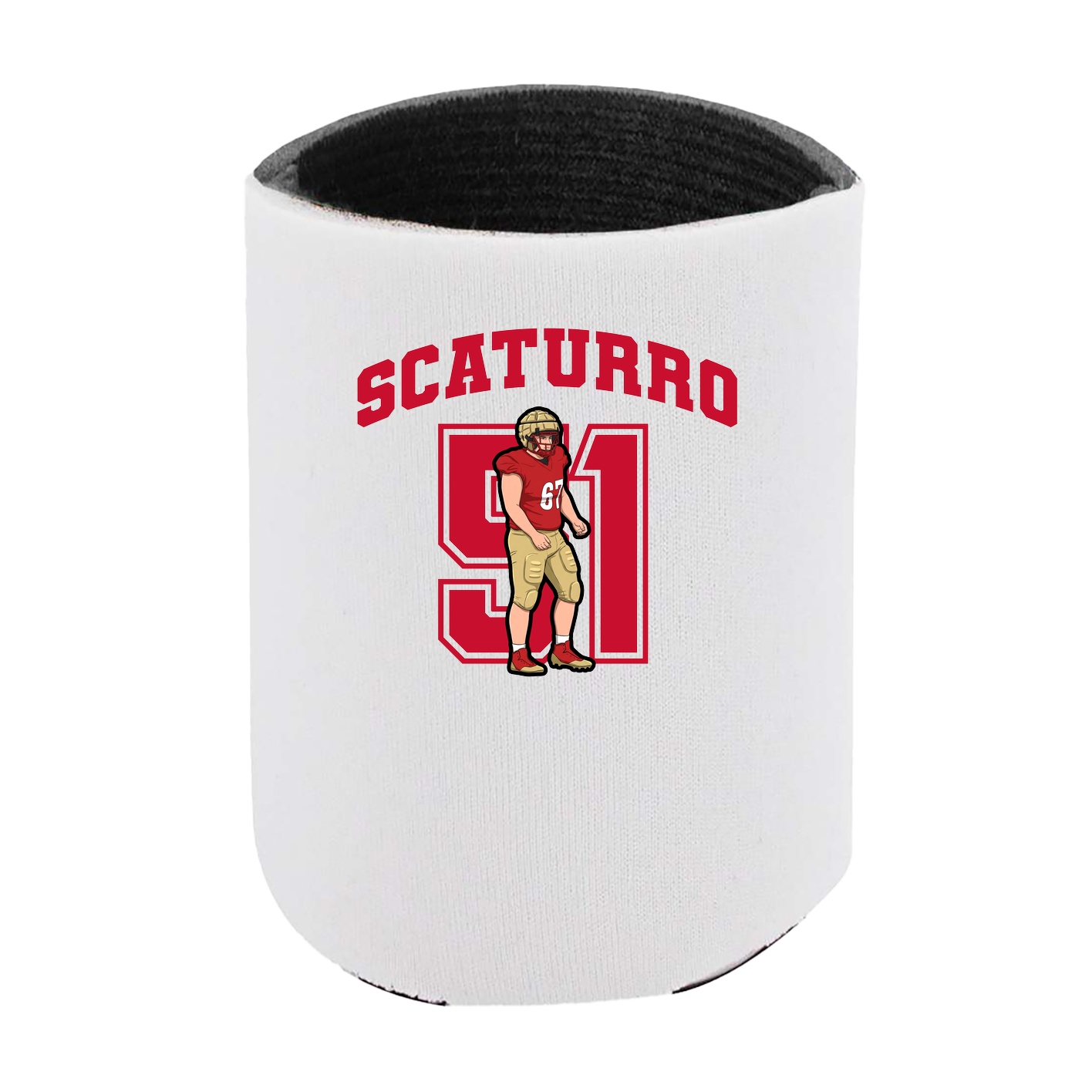 Can Holder — Number in White