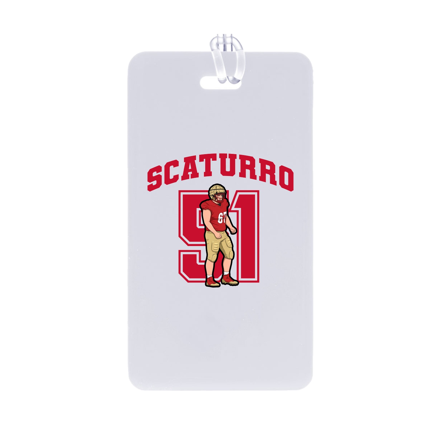 Bag Tag — Number in Classic