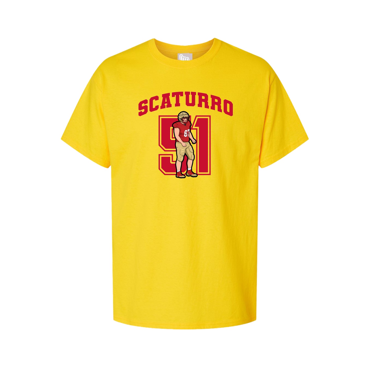 Tee — Number in Gold