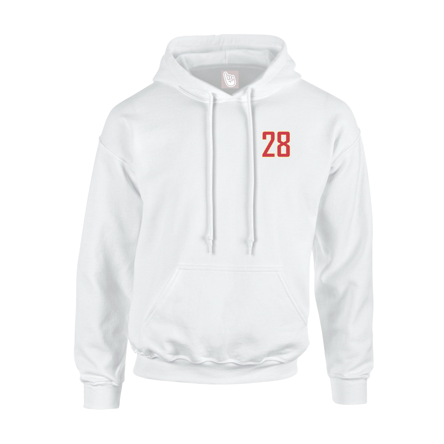 Youth Hoodie — Front Shirsy in White