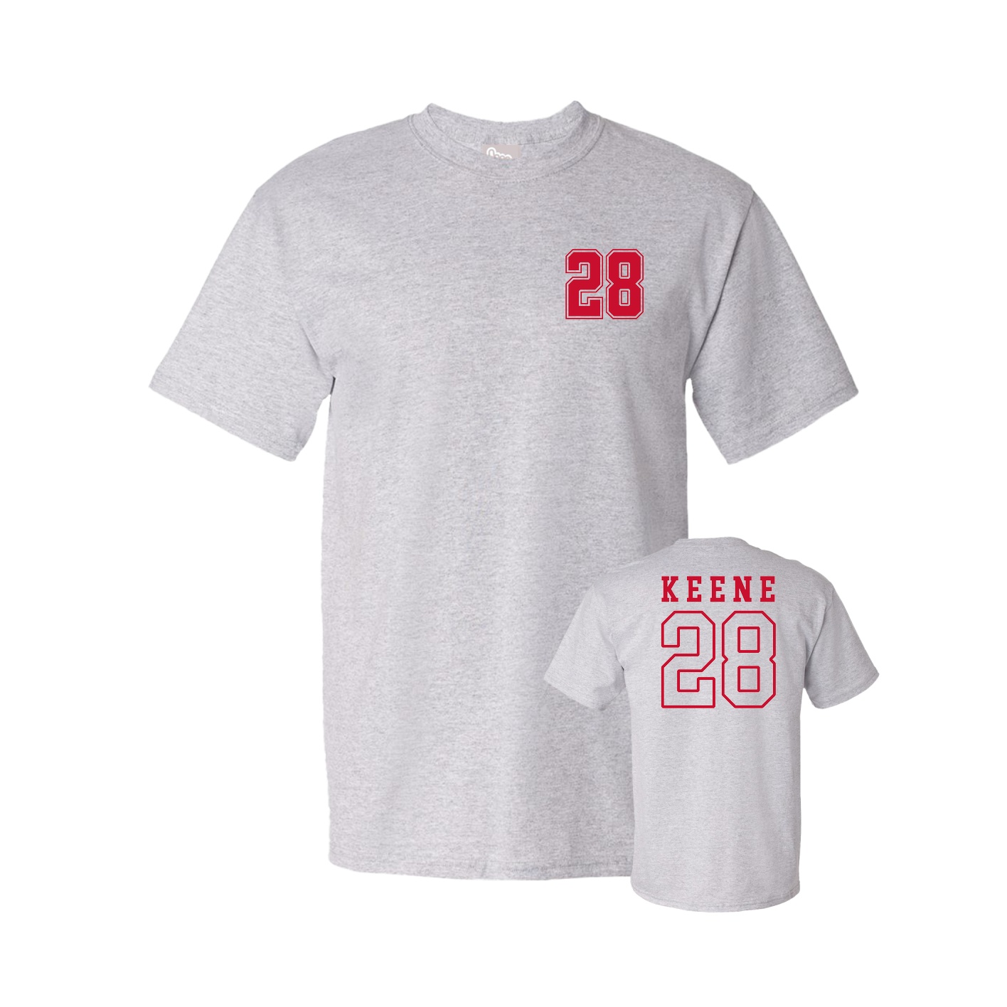 Tee — Chest Back in Grey
