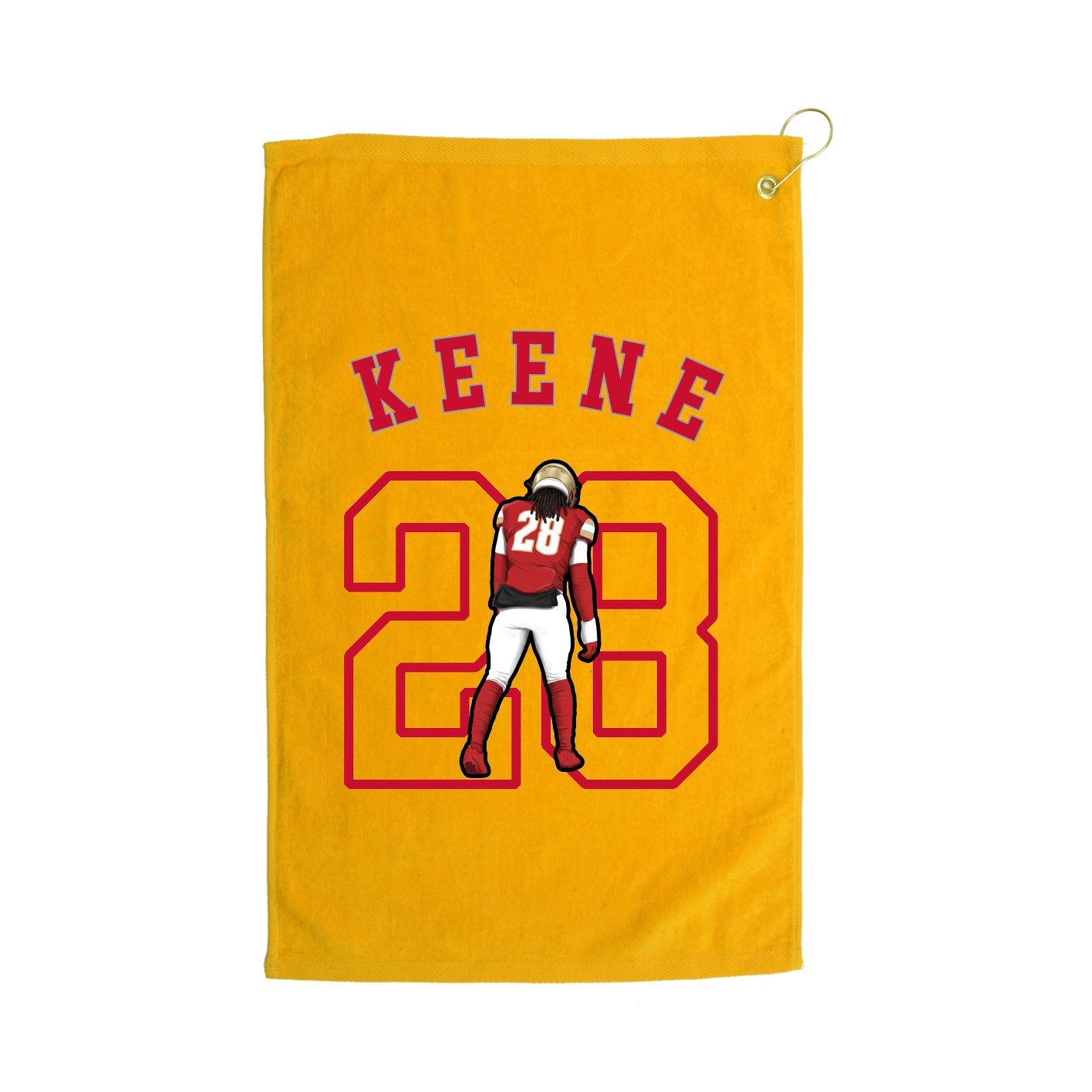 Golf Towel — Shirsey Arch in Gold