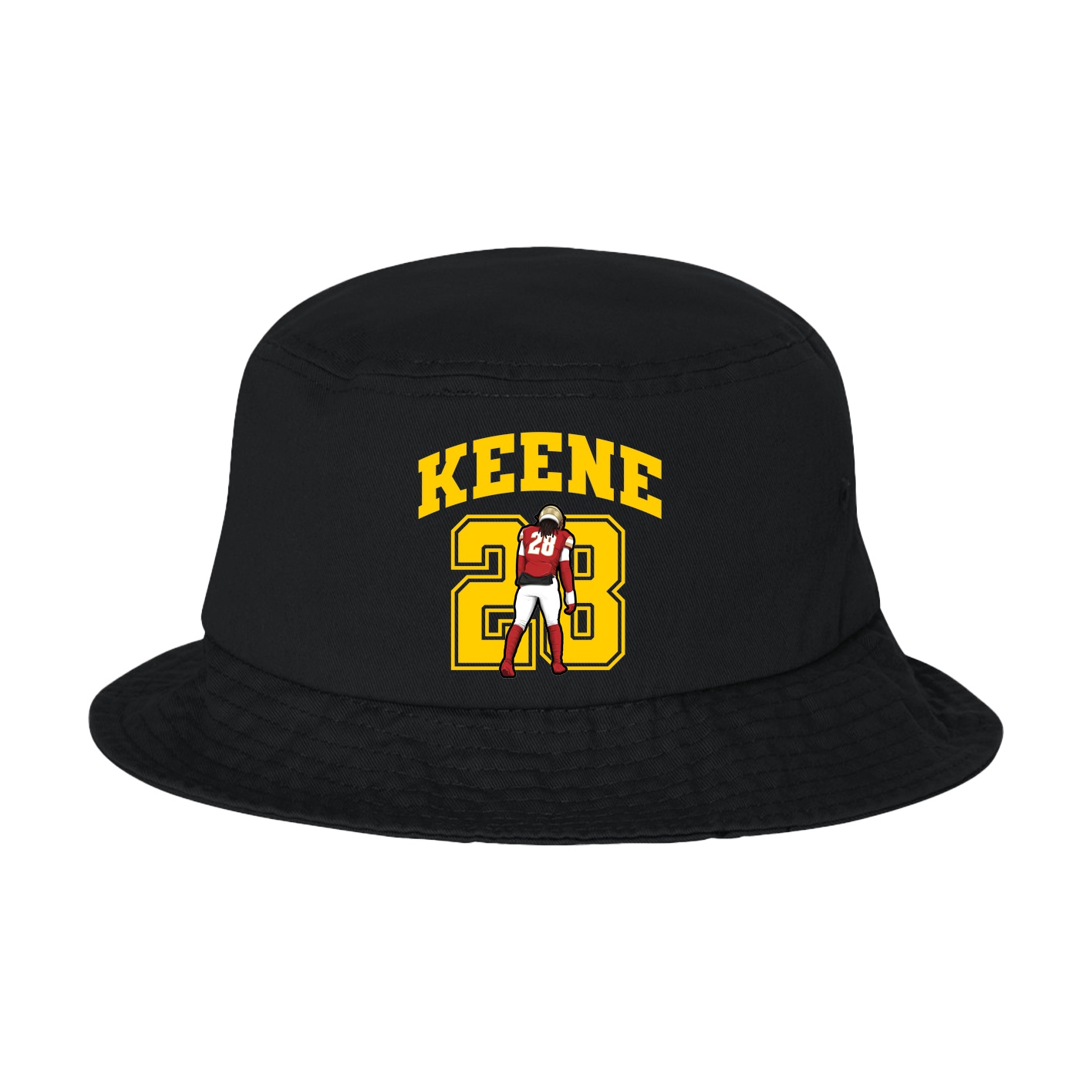 Bucket Cap — Number in Black