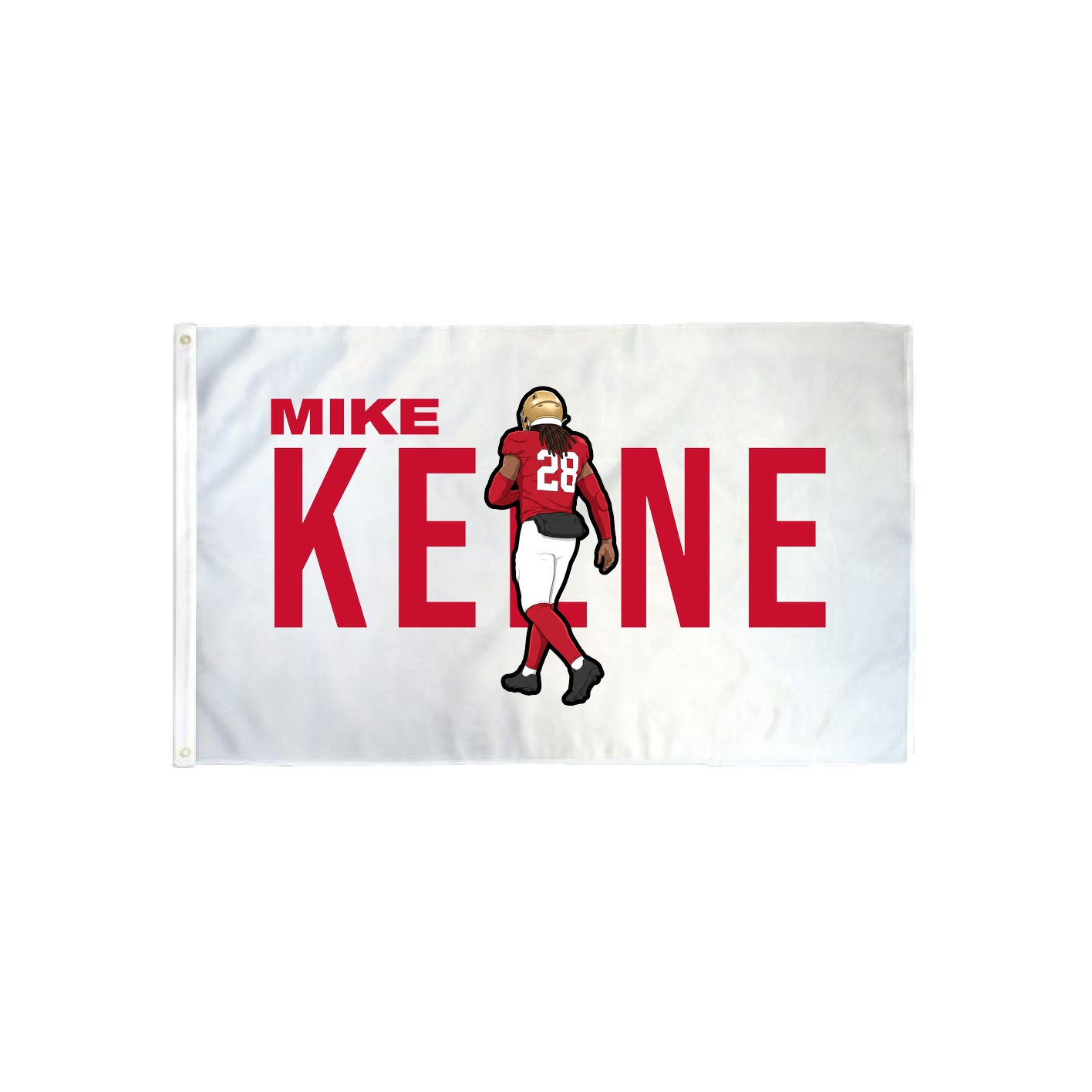 3x5 Flag — Player Name in Classic