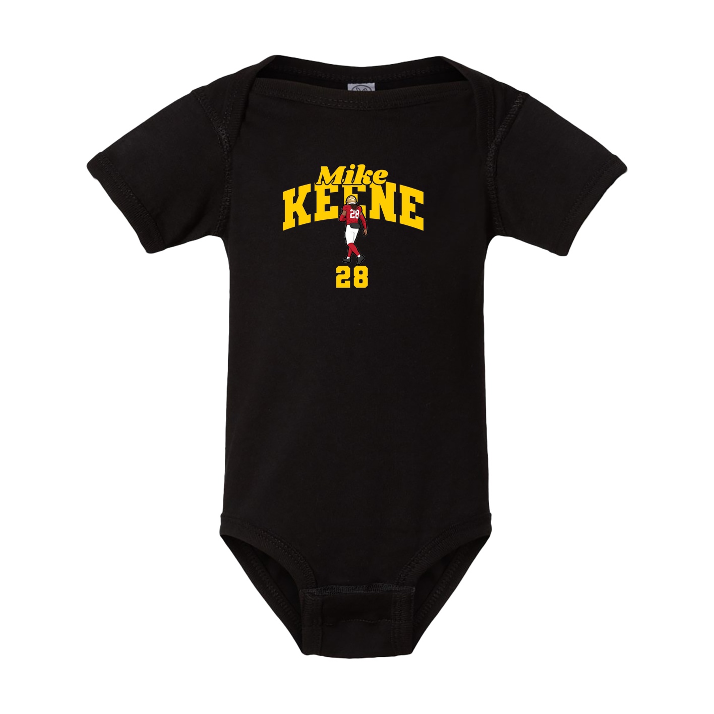 Baby Onesie — Signature Arch in Black