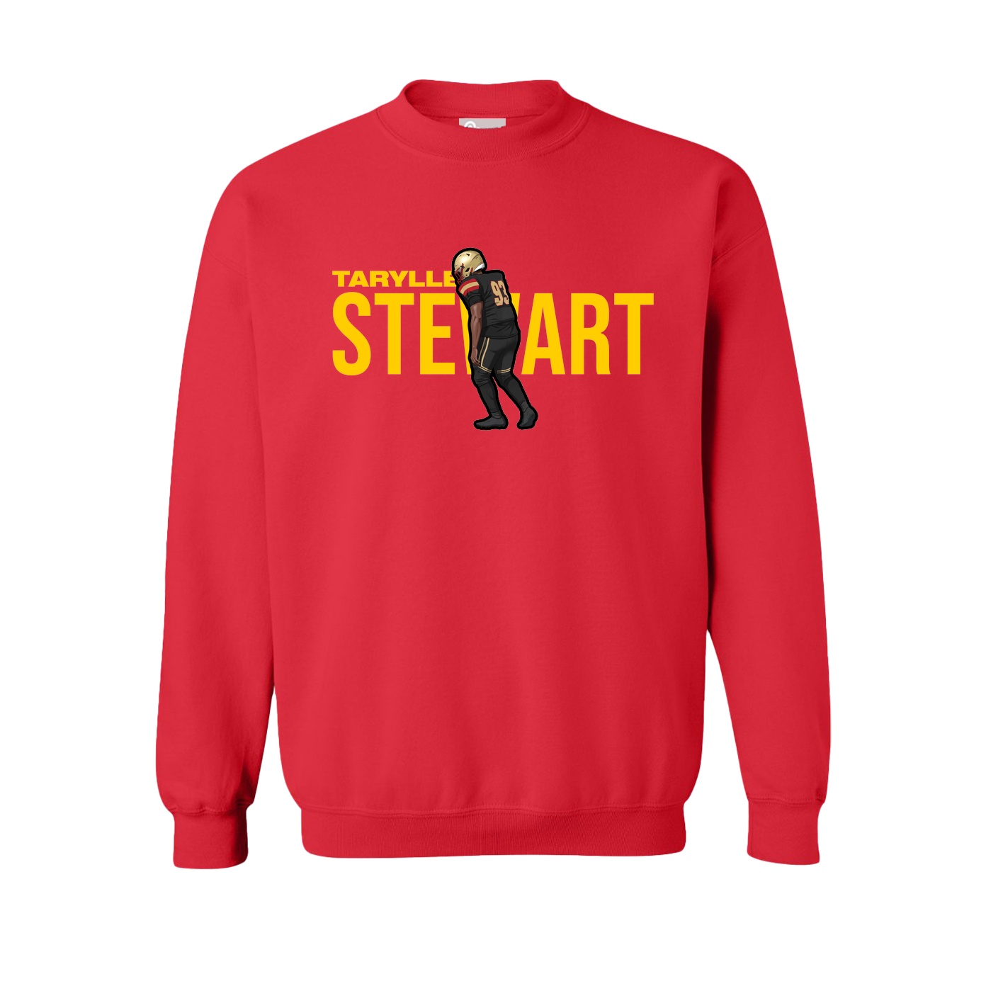 Fleece Crew — Player Name in Red