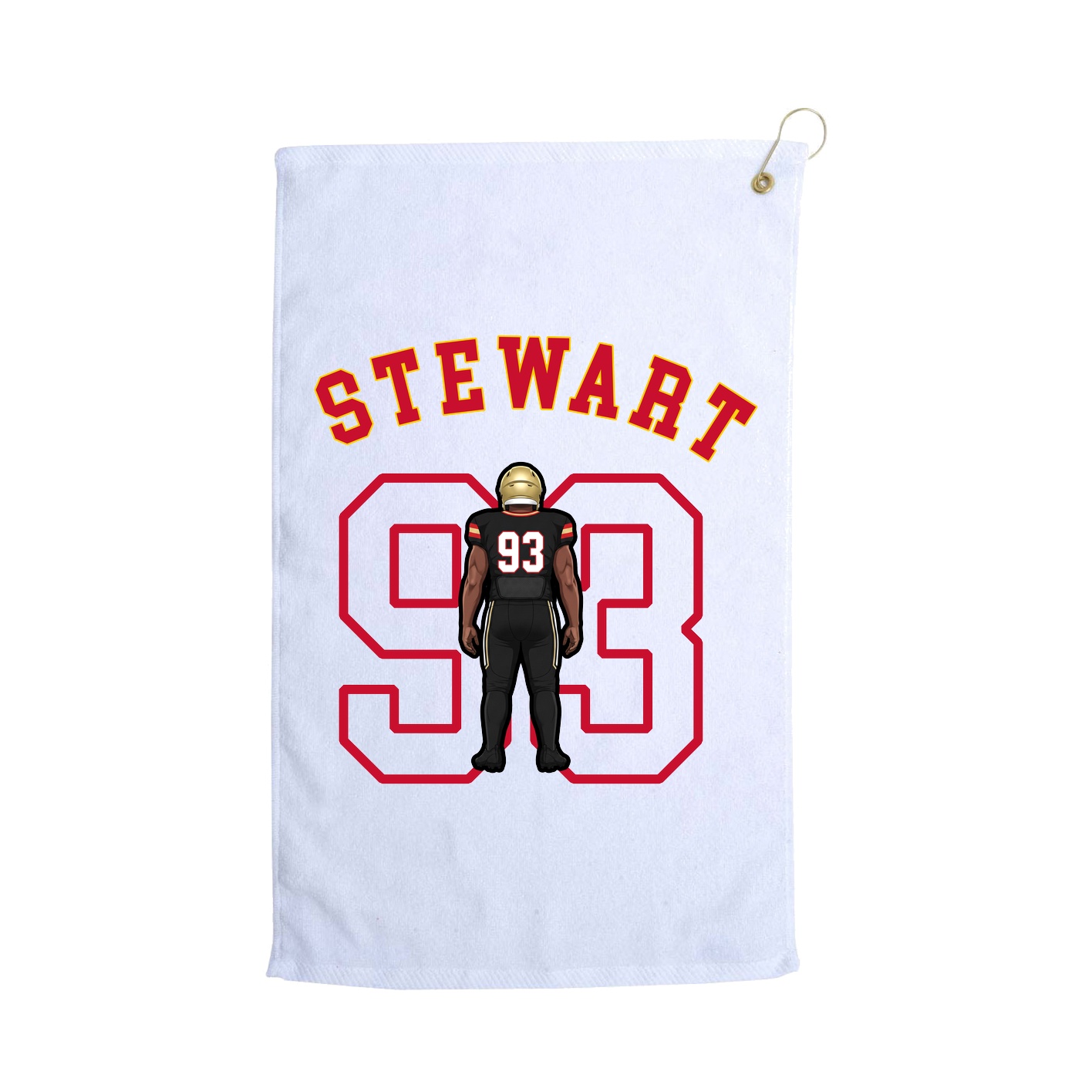Golf Towel — Shirsey Arch in White