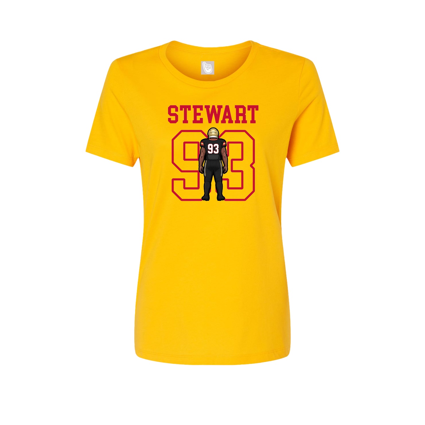 Fitted Women's Tee — Shirsey in Gold