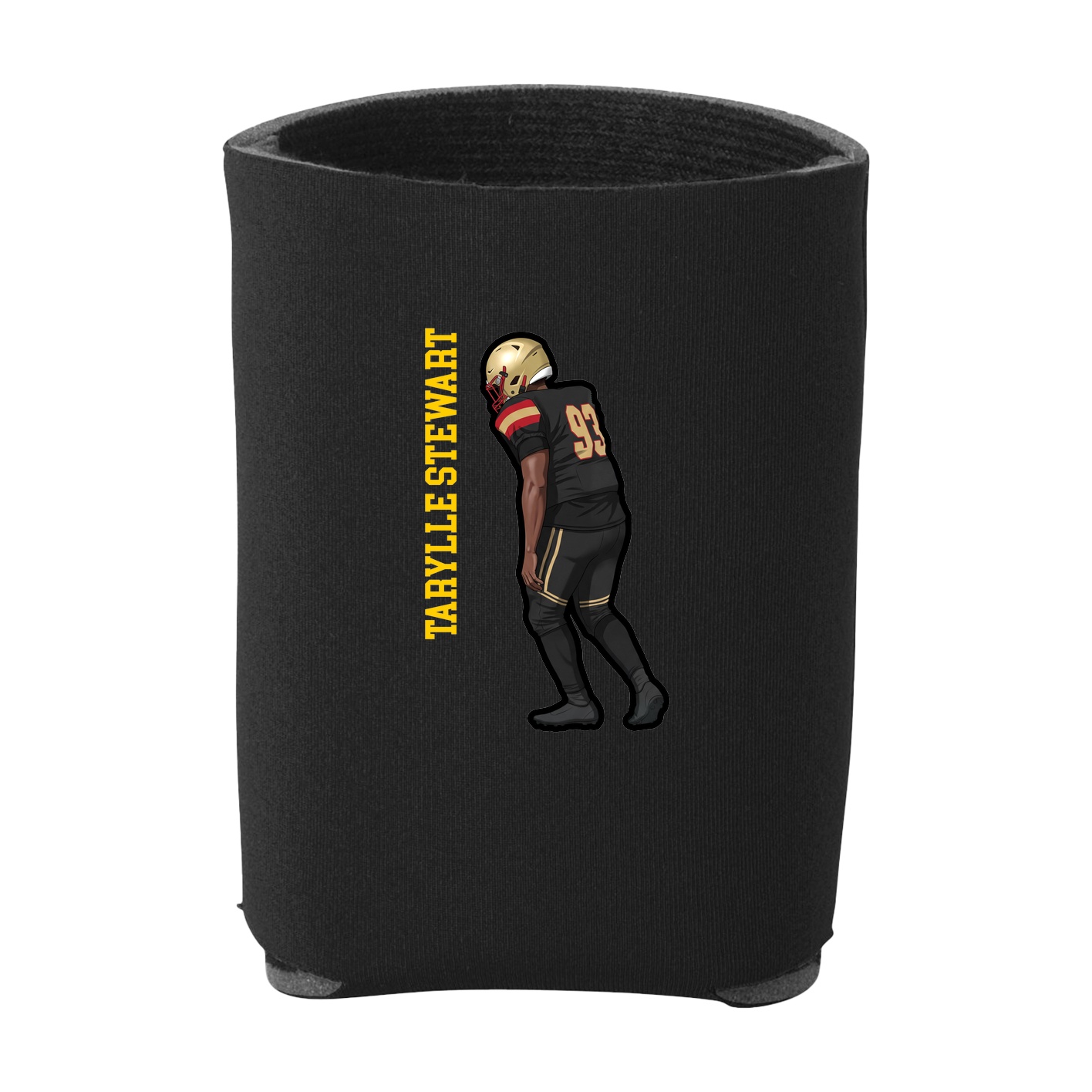 Can Holder — Name Vertical in Black