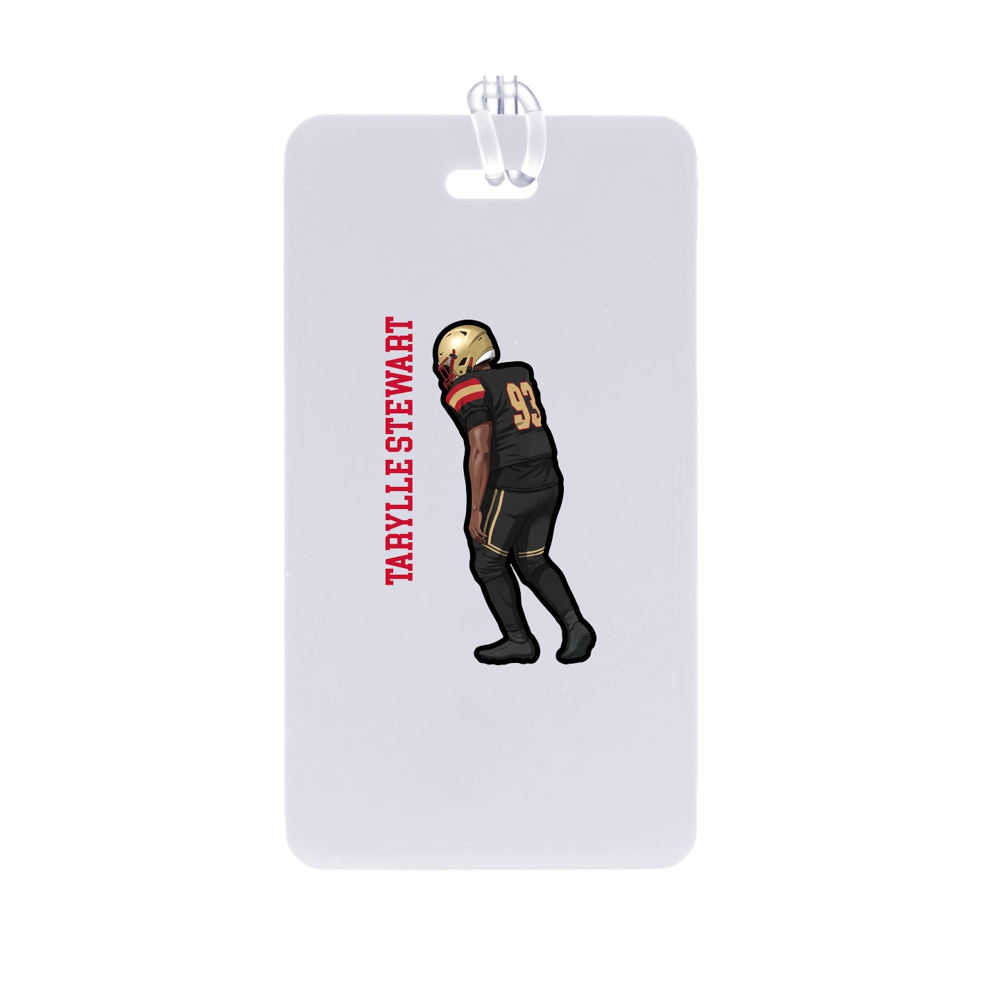 Bag Tag — Name Vertical in Classic