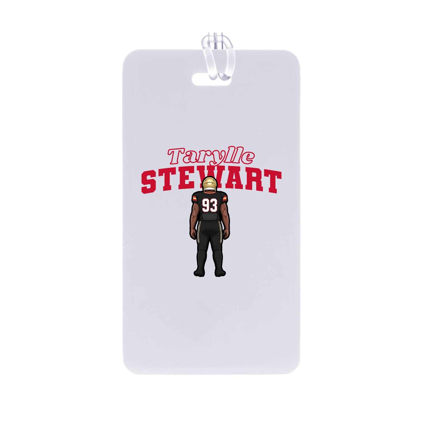 Bag Tag — Name Arch in Classic