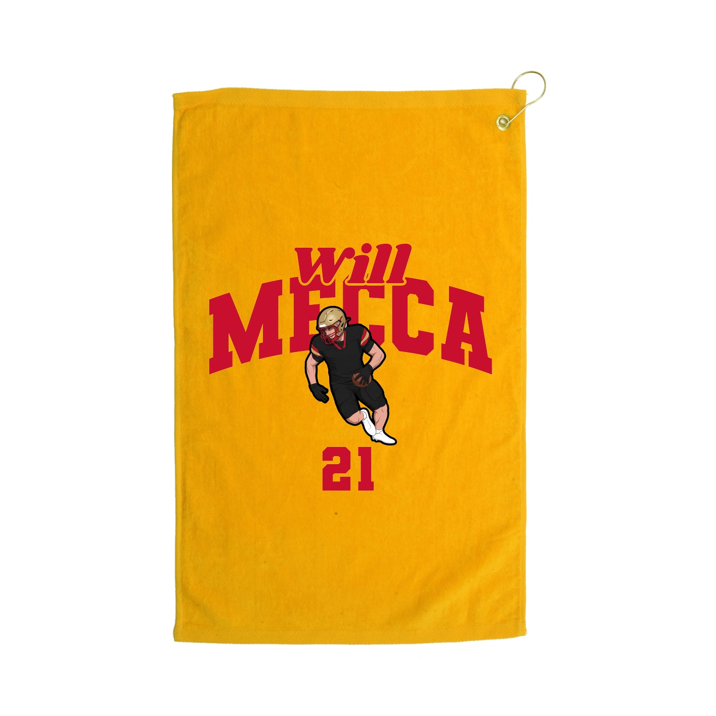 Golf Towel — Signature Arch in Gold