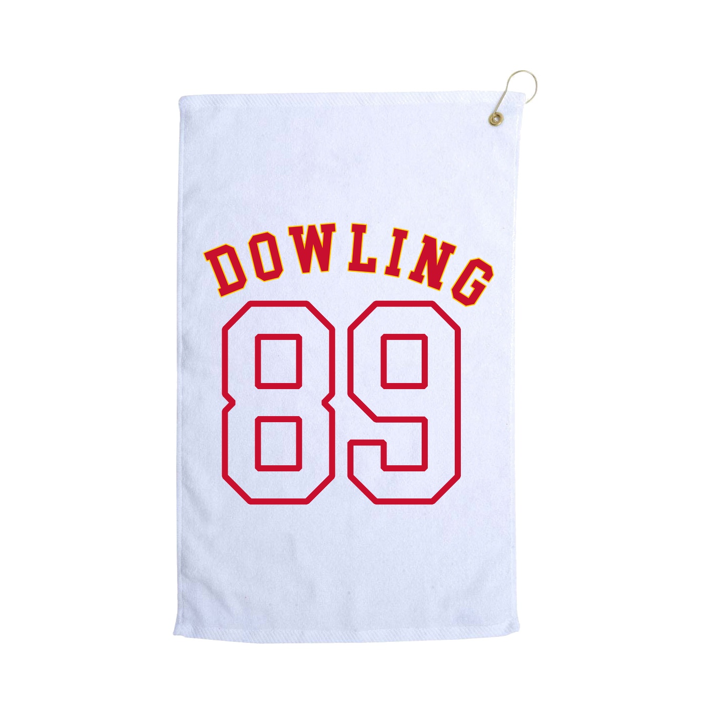 Golf Towel — Shirsey Arch in White