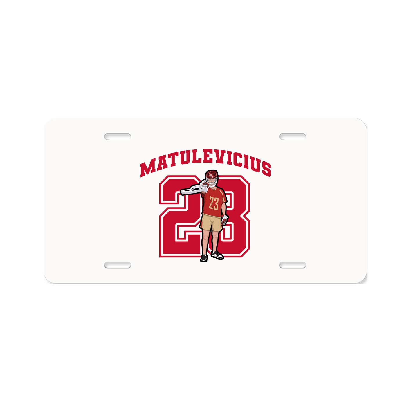 License Plate — Number in Classic
