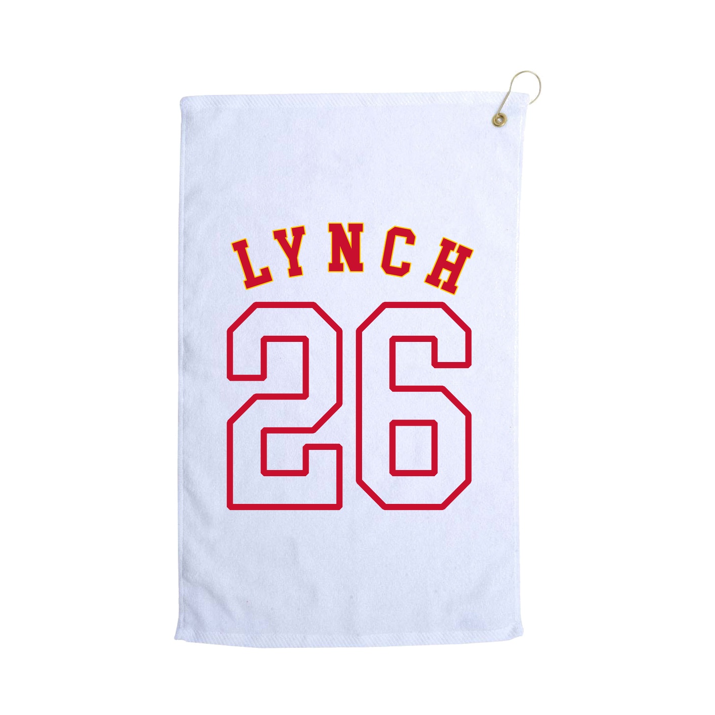 Golf Towel — Shirsey Arch in White