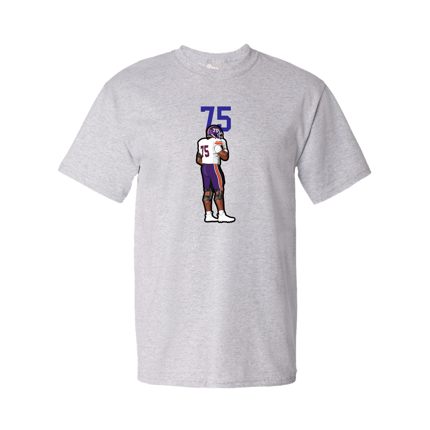 Tee — Number Top in Grey