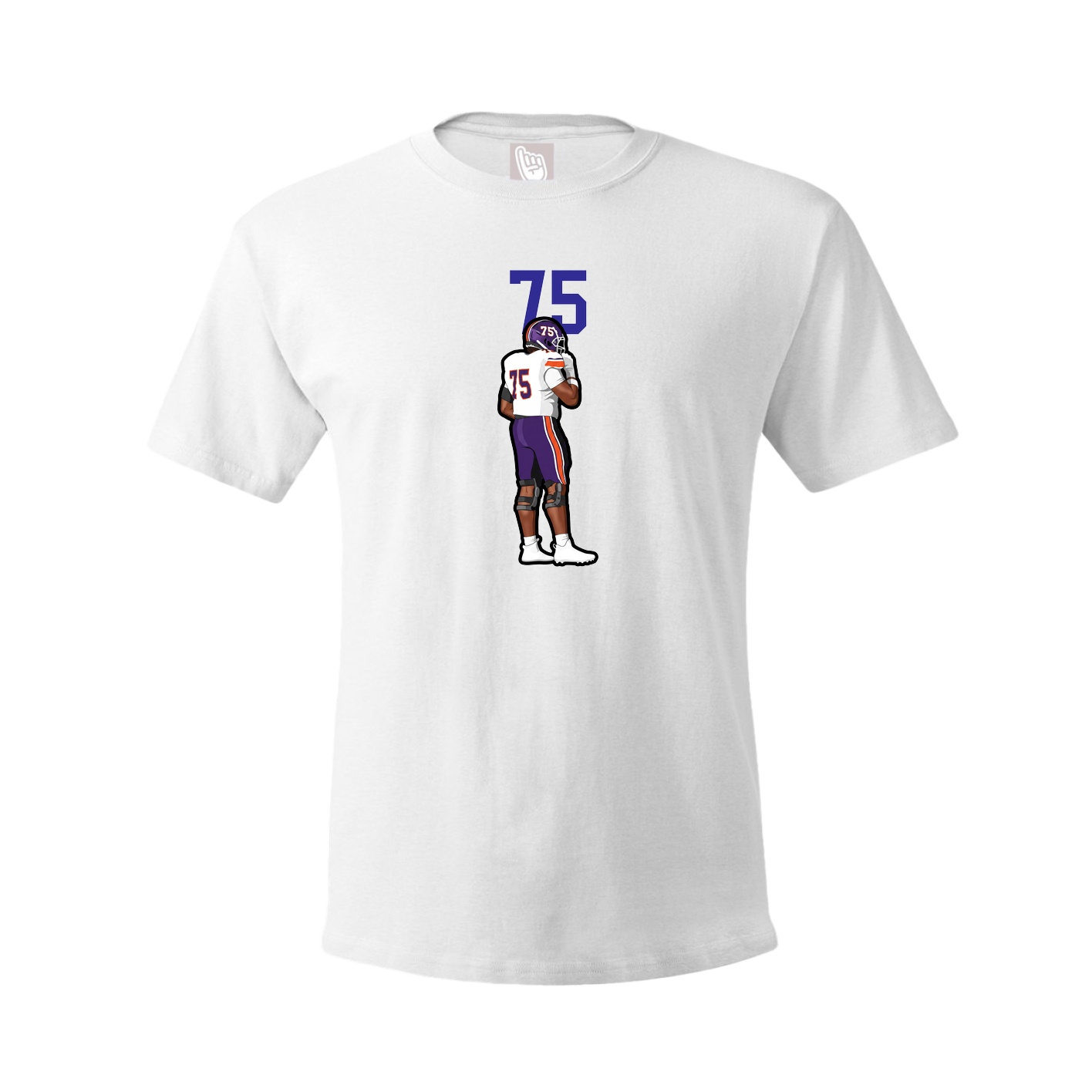 Tee — Number Top in White