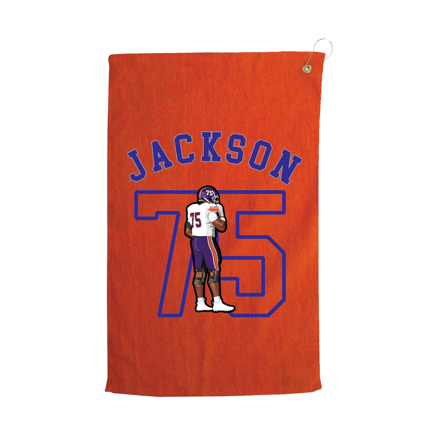 Golf Towel — Shirsey Arch in Orange