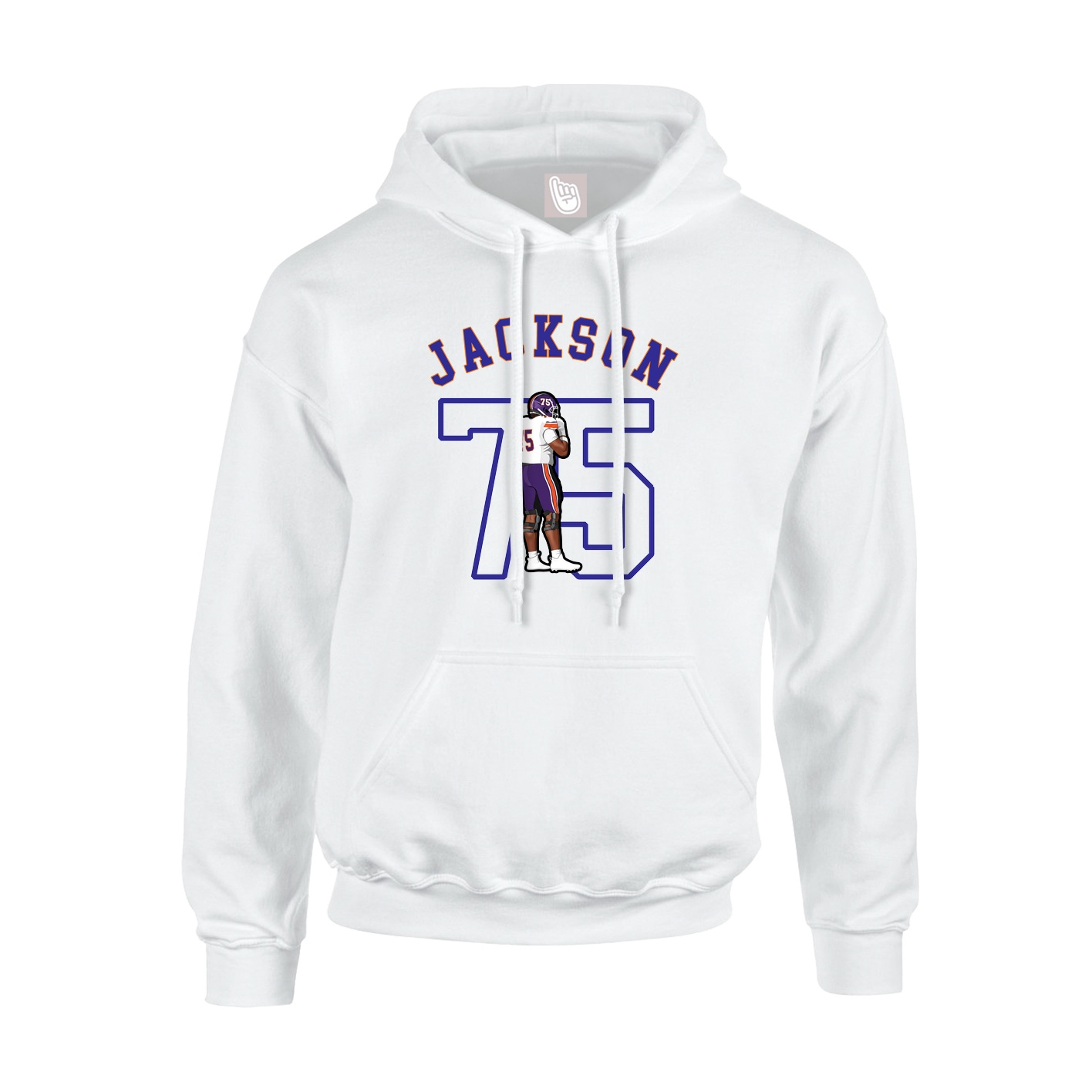Hoodie — Shirsey Arch in White