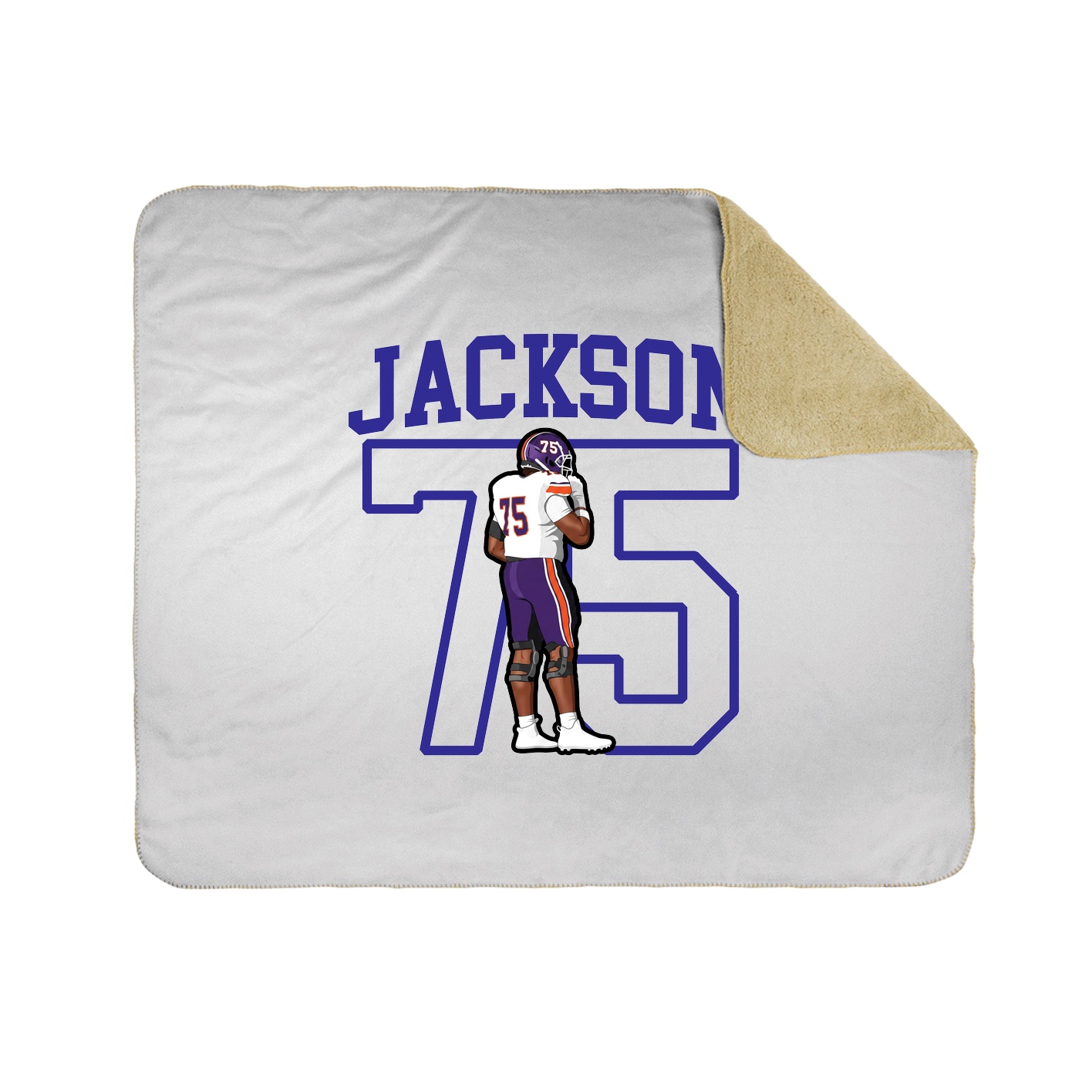 Throw Blanket — Shirsey in White