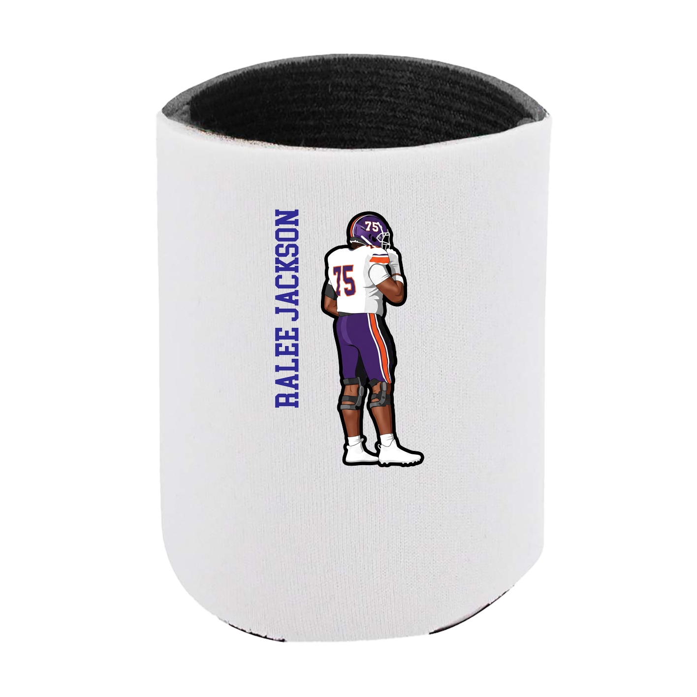 Can Holder — Name Vertical in White