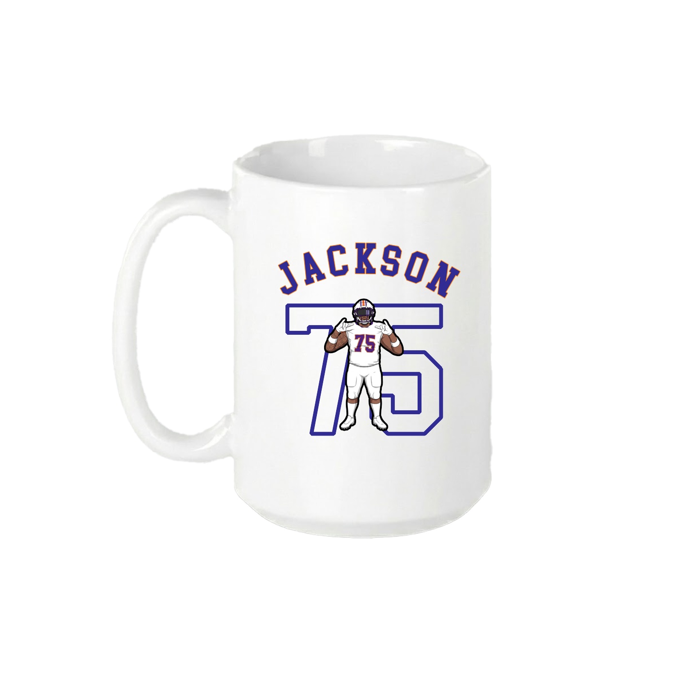 15oz Coffee Mug — Shirsey Arch in White