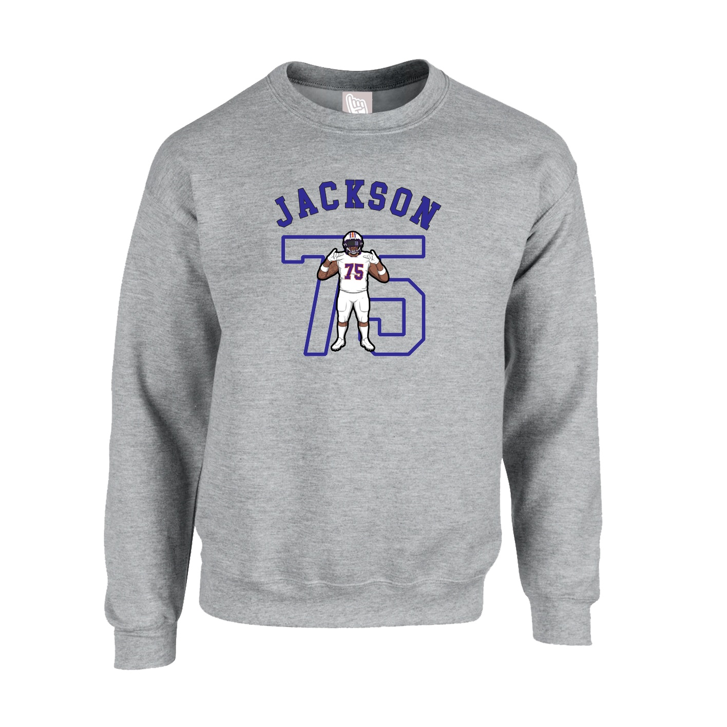 Fleece Crew — Shirsey Arch in Grey