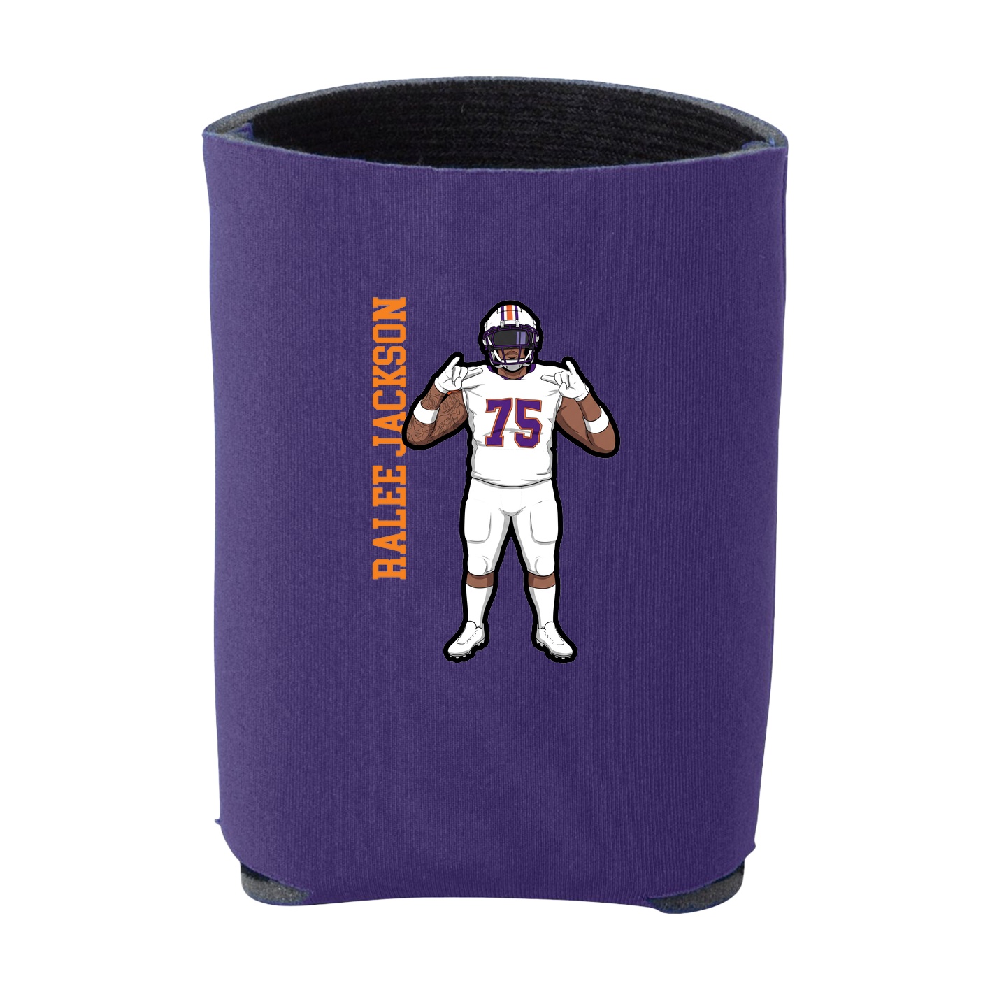 Can Holder — Name Vertical in Purple