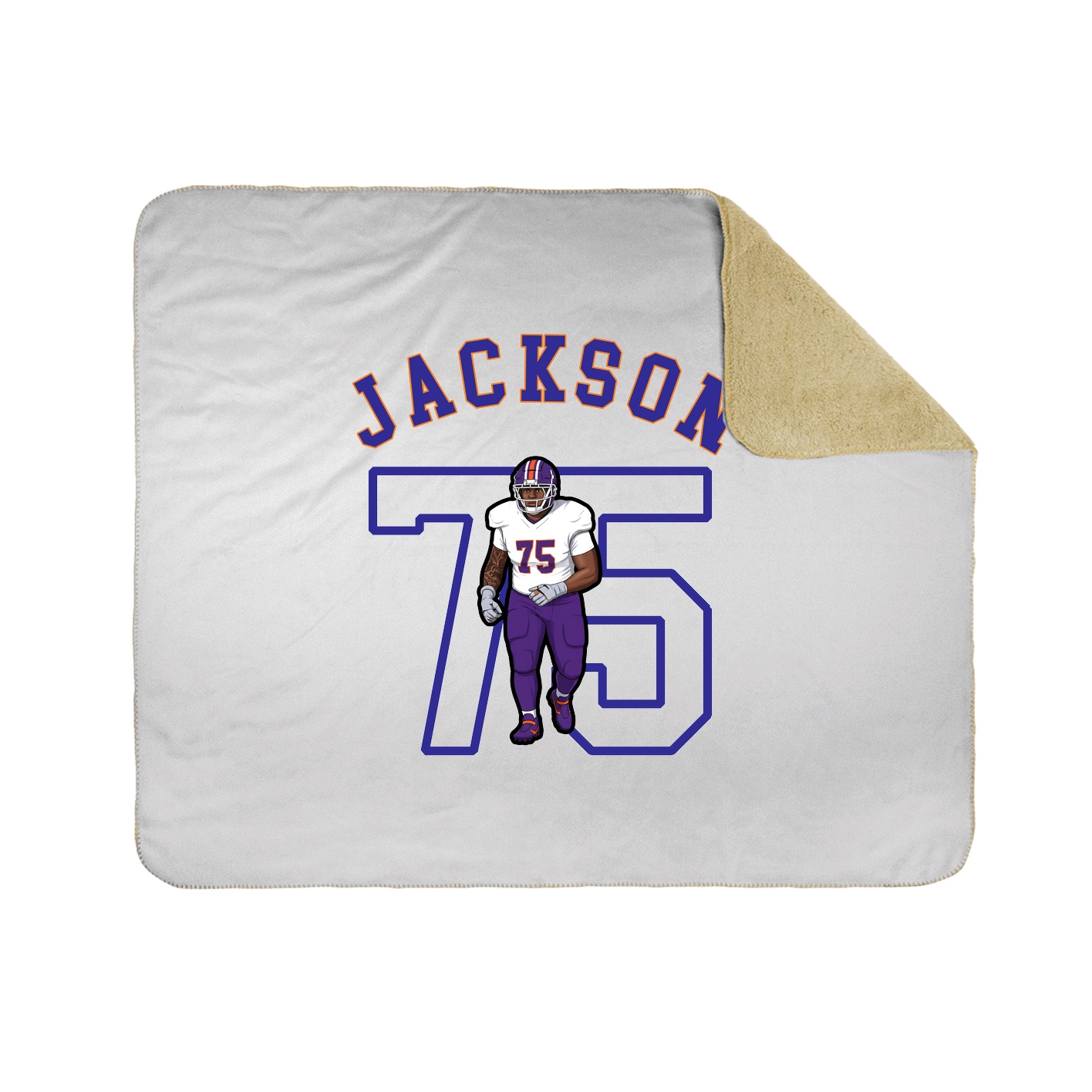 Throw Blanket — Shirsey Arch in White