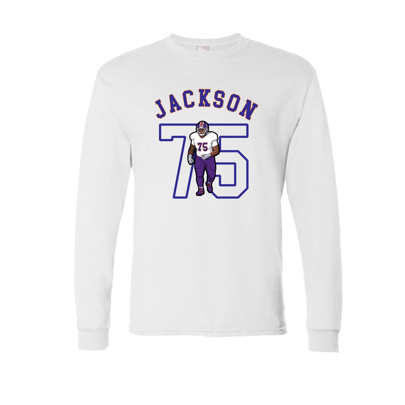 Long Sleeve Tee — Shirsey Arch in White