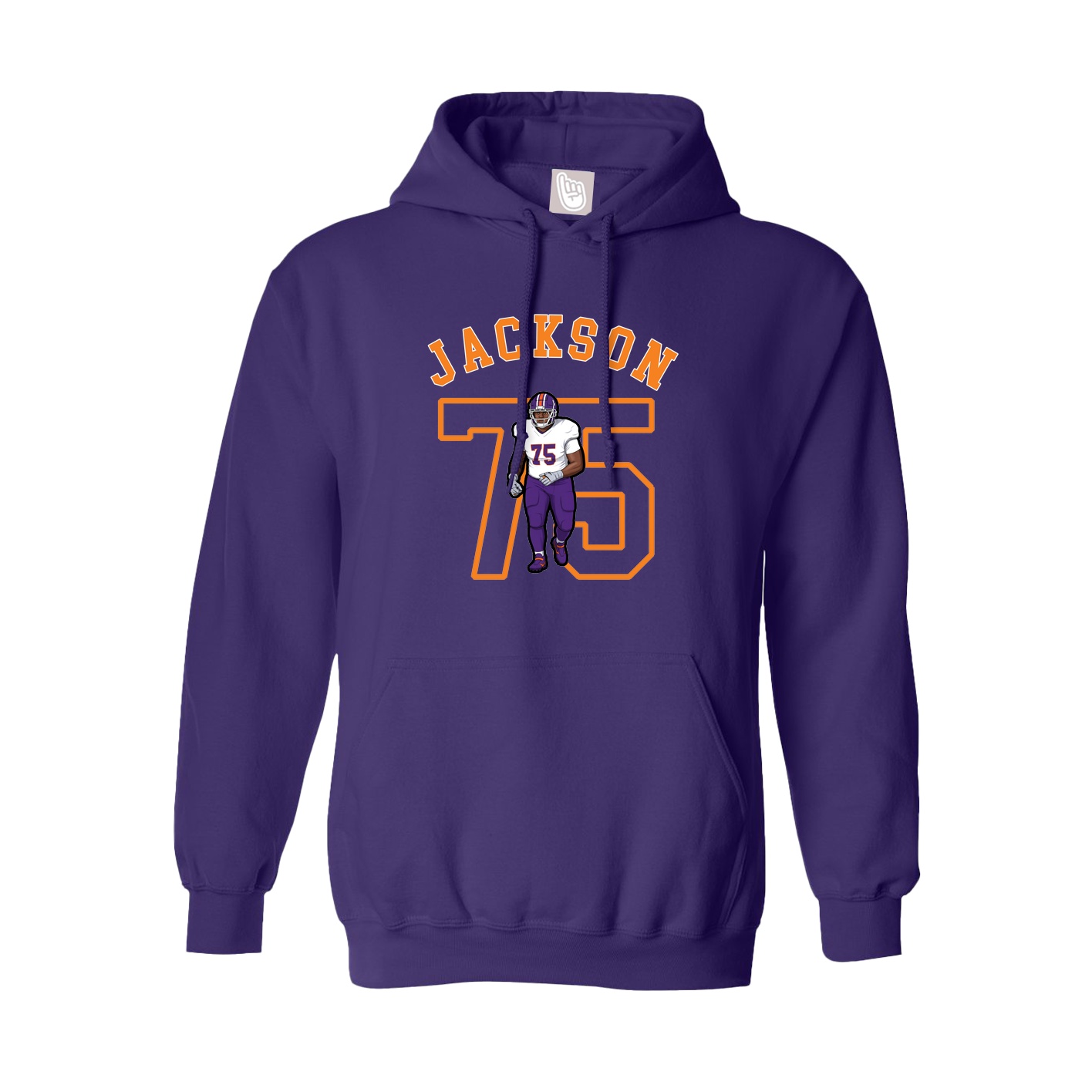 Youth Hoodie — Shirsey Arch in Purple