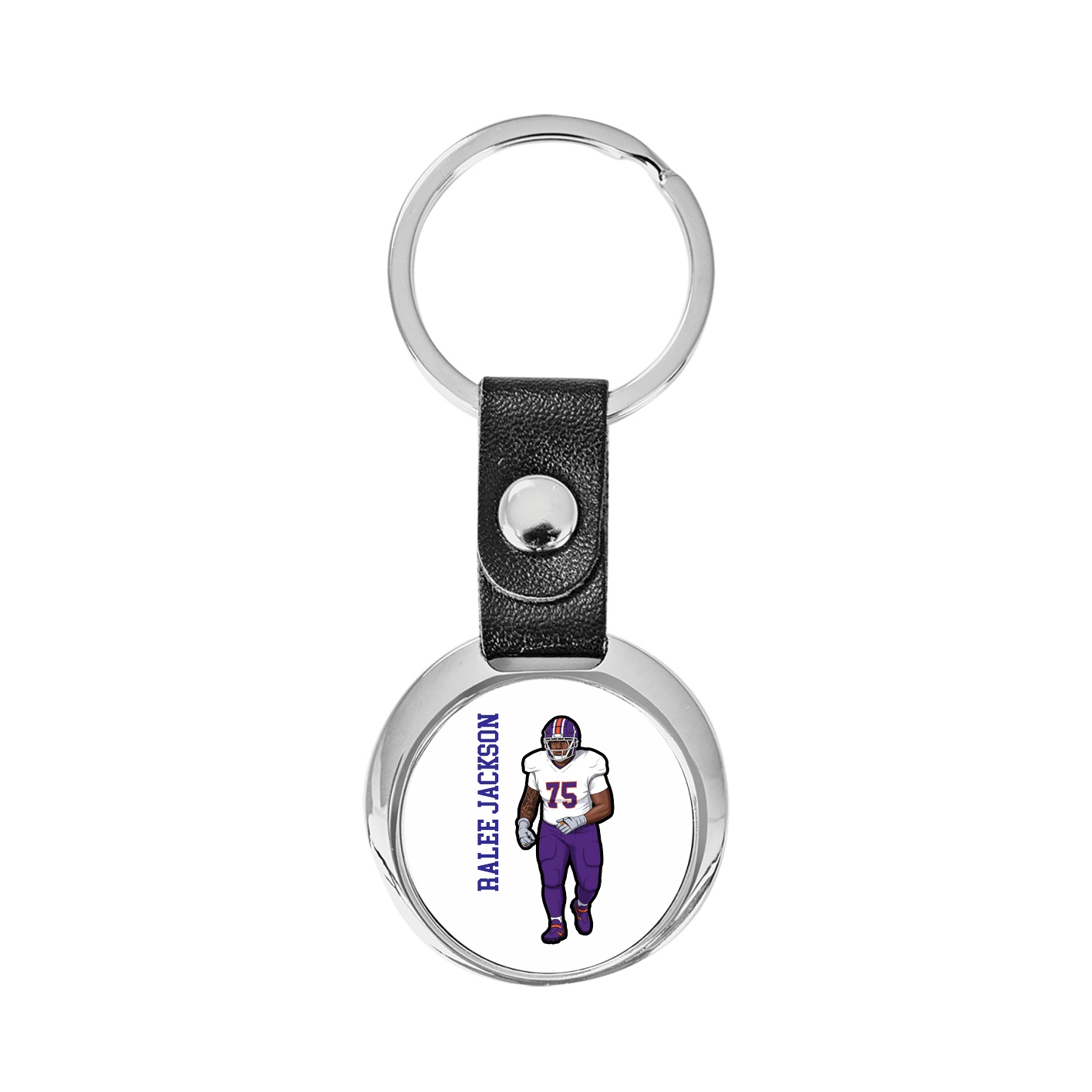 Key Chain — Name Vertical in Classic